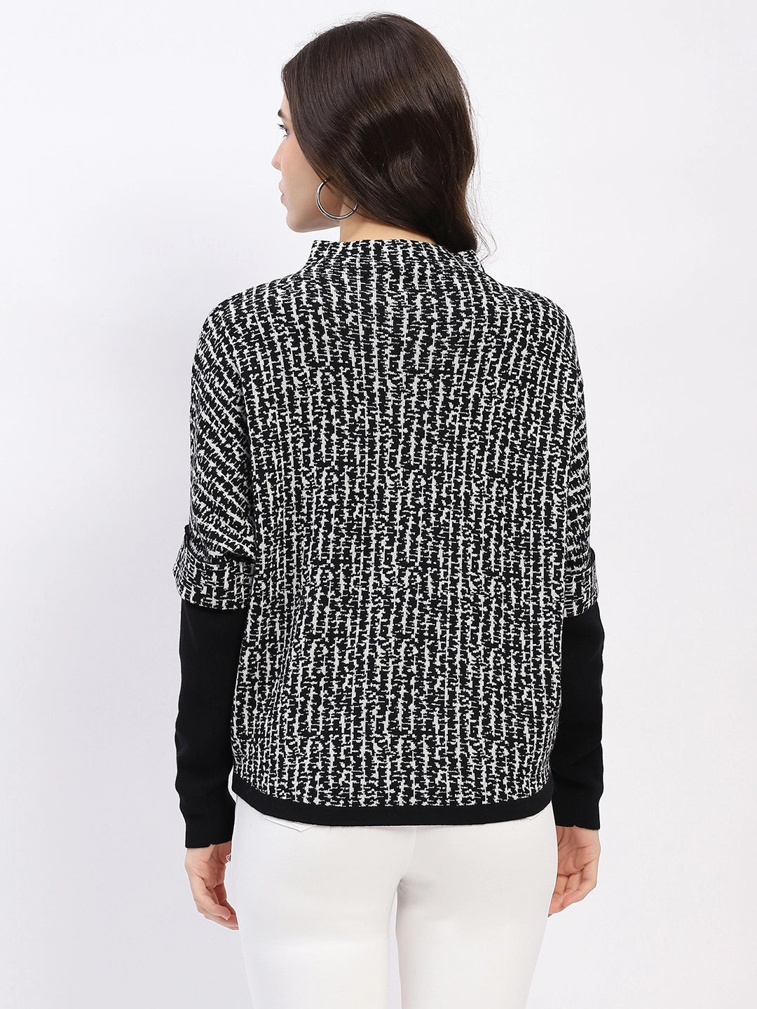 Monochrome Wool-Blend Pullover - Global Republic