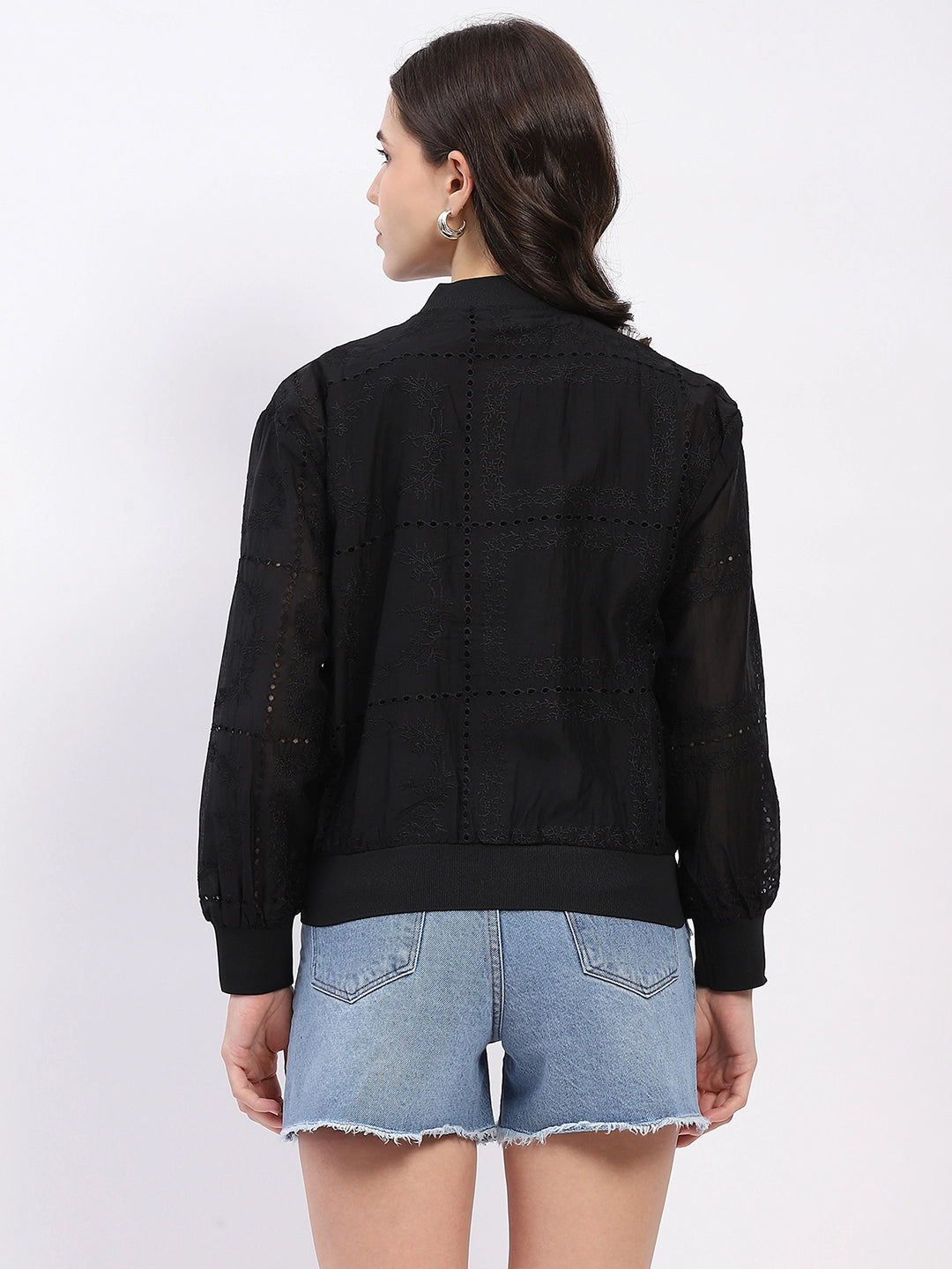 Embroidered Silk-Blend Shacket - Global Republic