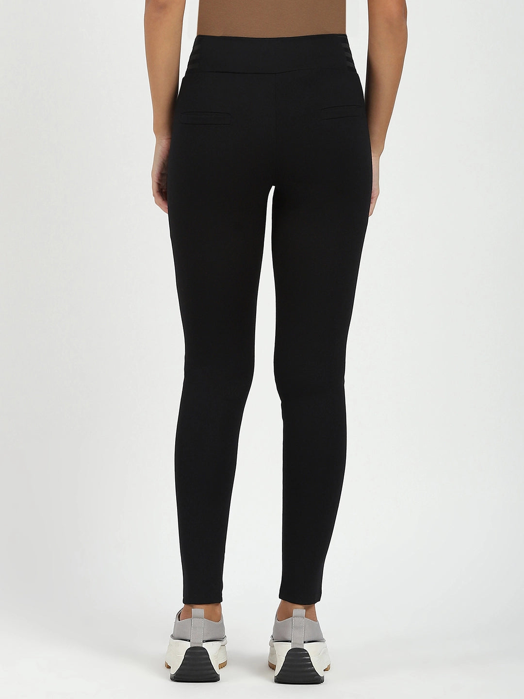 Black Stretchable Slim Jegging - Global Republic