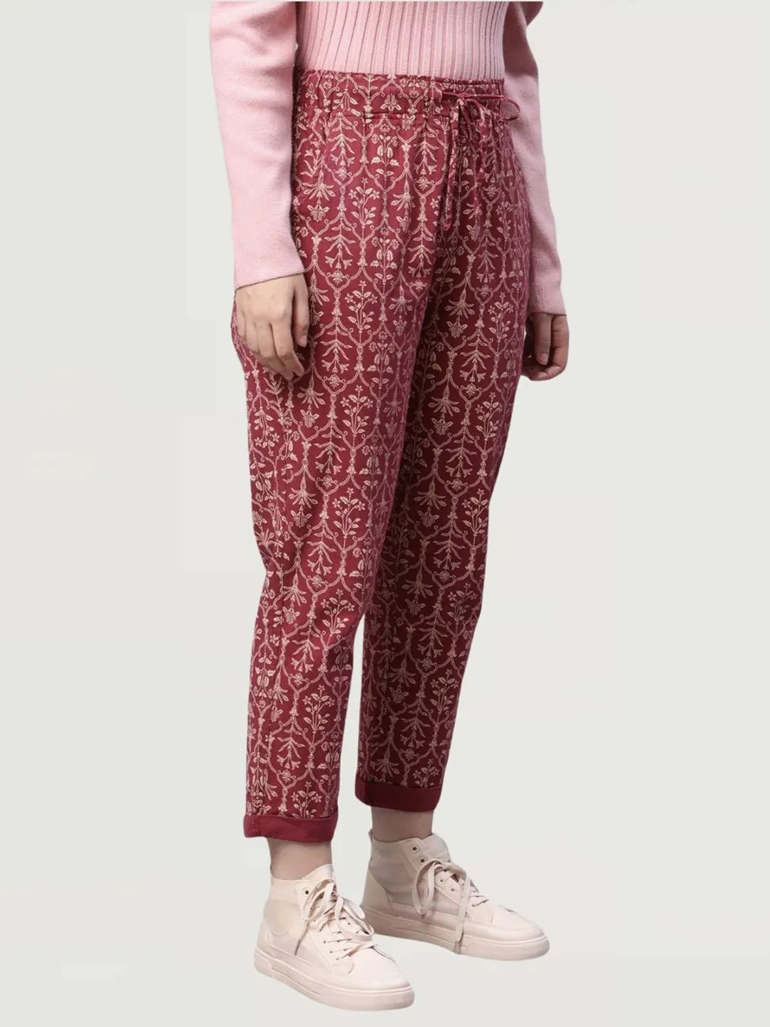 Beige Checkered Lower - Global Republic