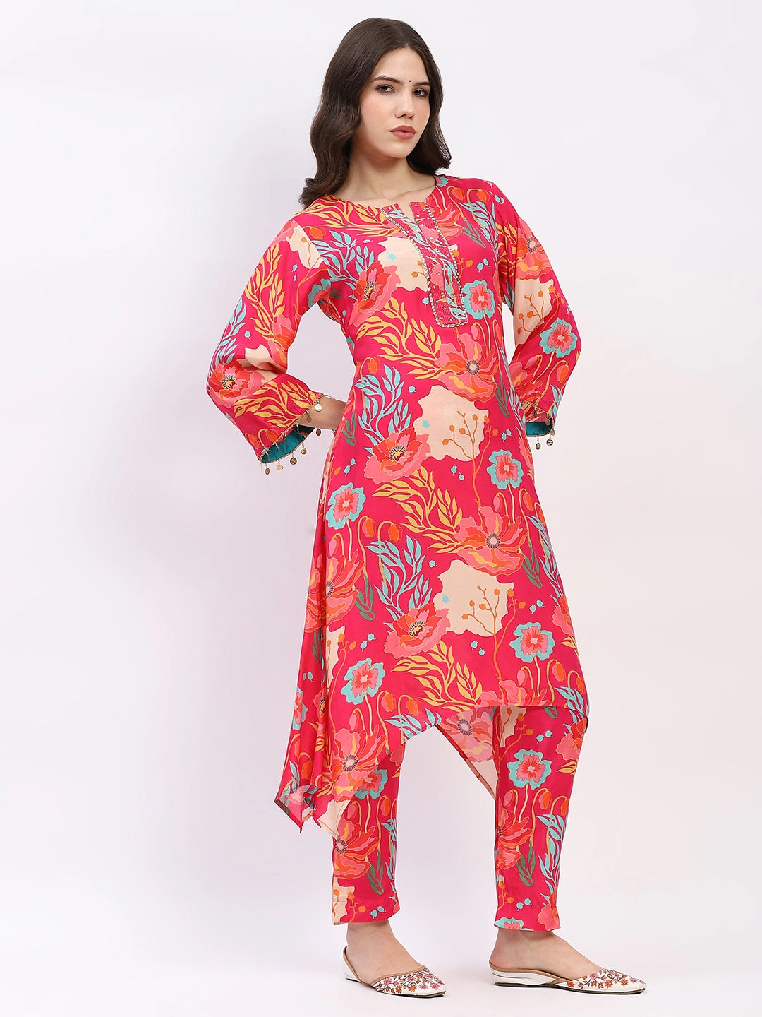 Embellished Festive Kurta Set - Global Republic