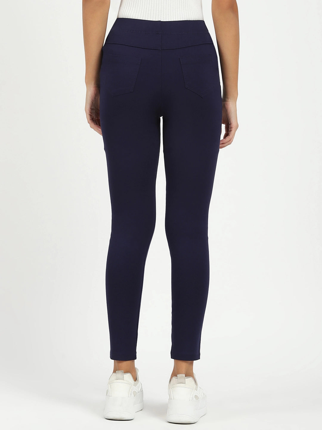 Navy Blue Stretchable Jegging - Global Republic