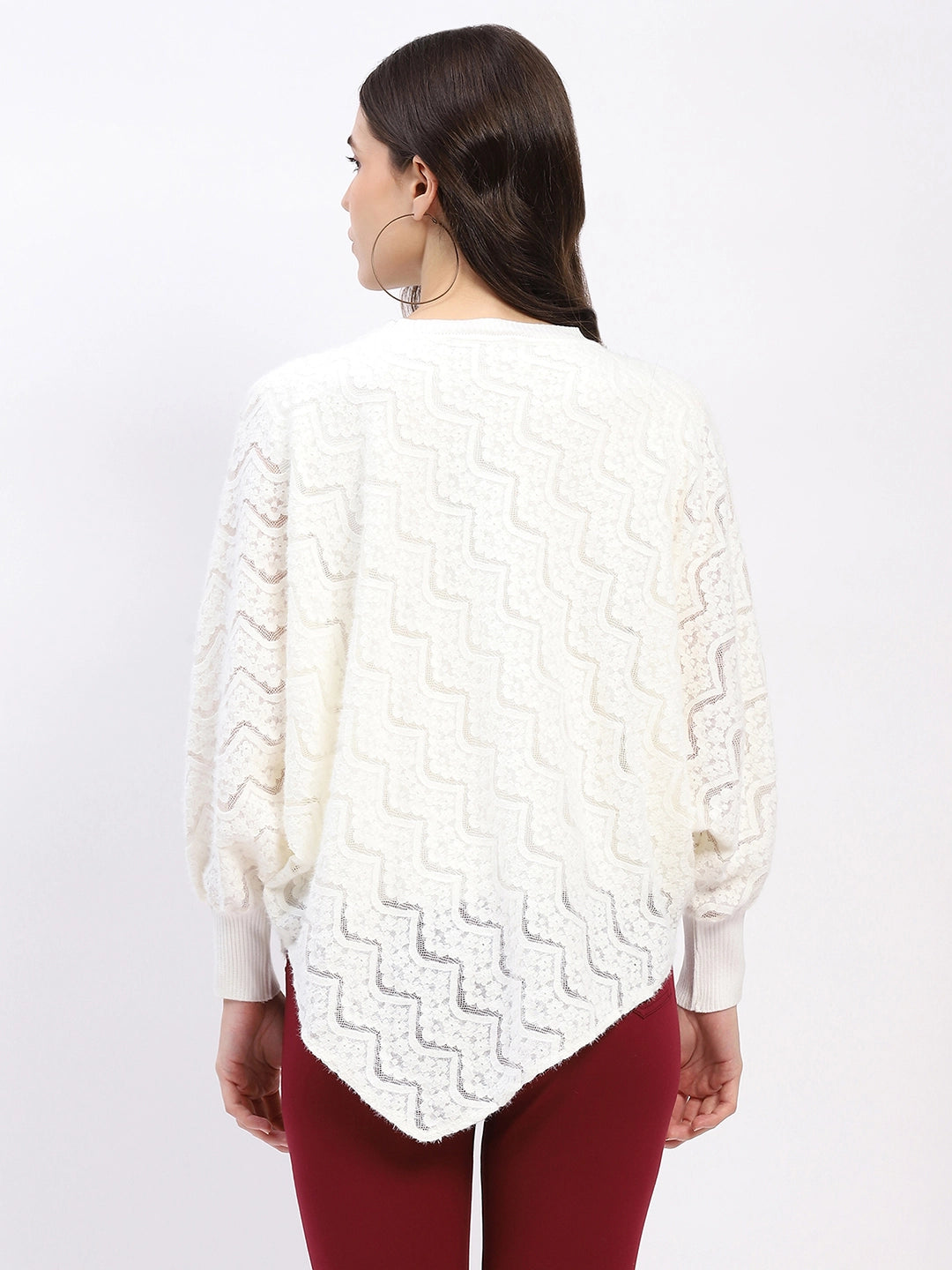 Lace Winter Poncho Top - Global Republic