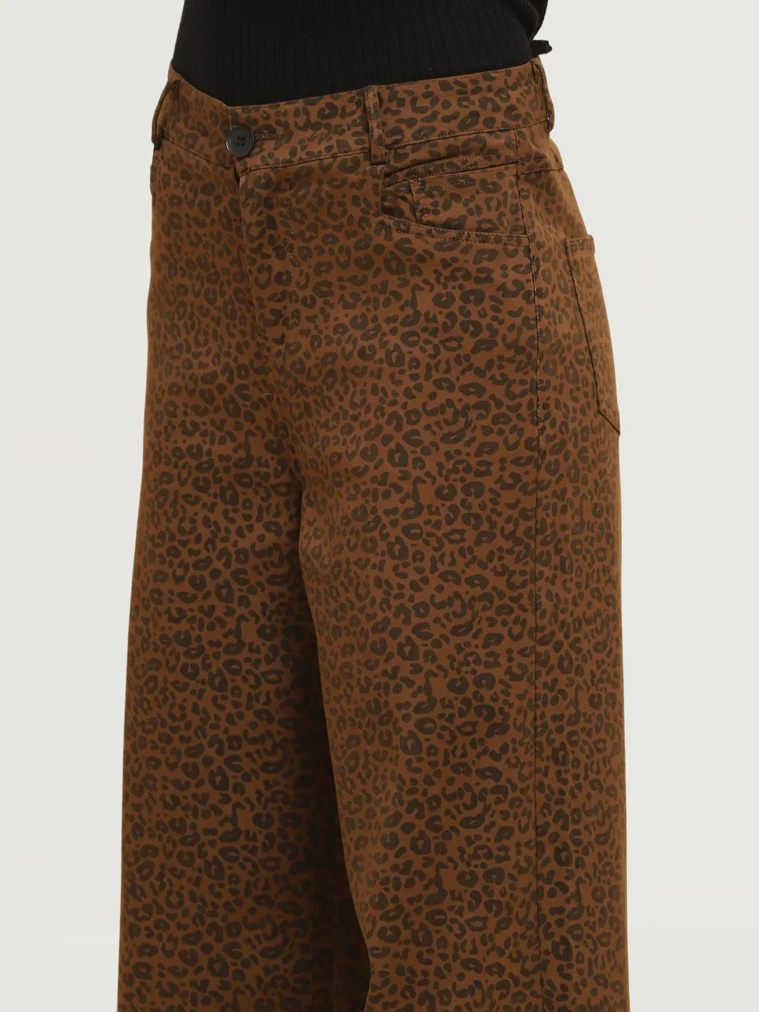 Animal Print Loose Fit Trouser - Global Republic
