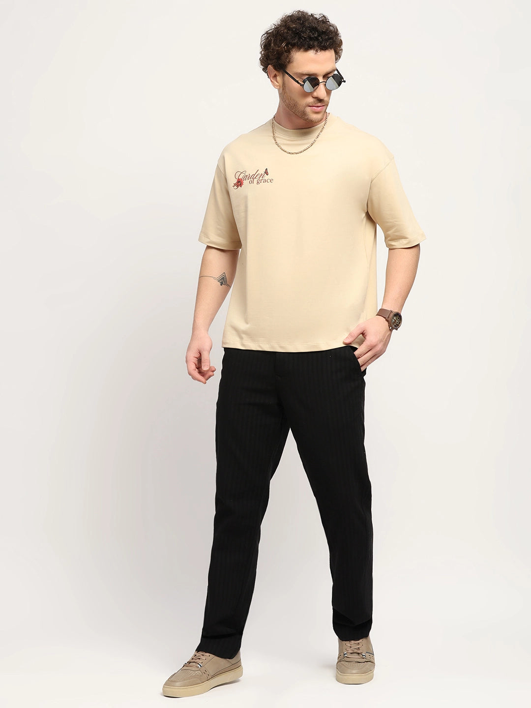 Oversized Graphic Cotton T-Shirt
