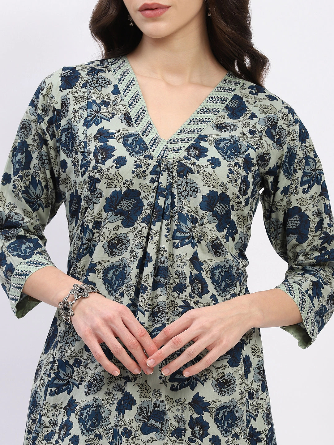 Floral Cotton Suit Set - Global Republic