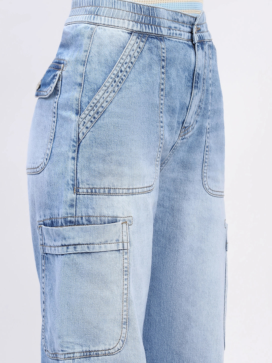 Street Style Cargo Jeans - Global Republic