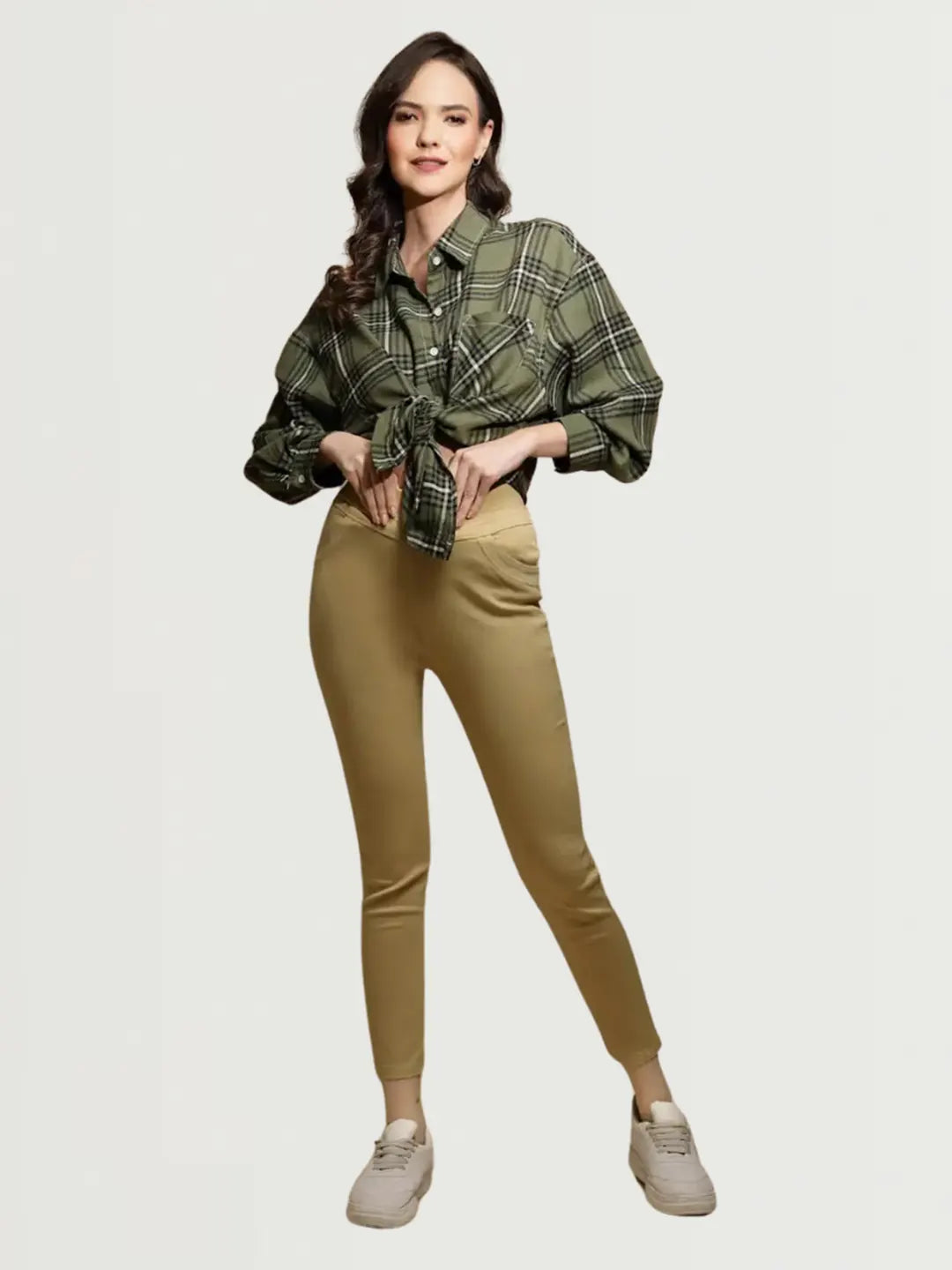 Gold Ultra Stretchable Jegging - Global Republic