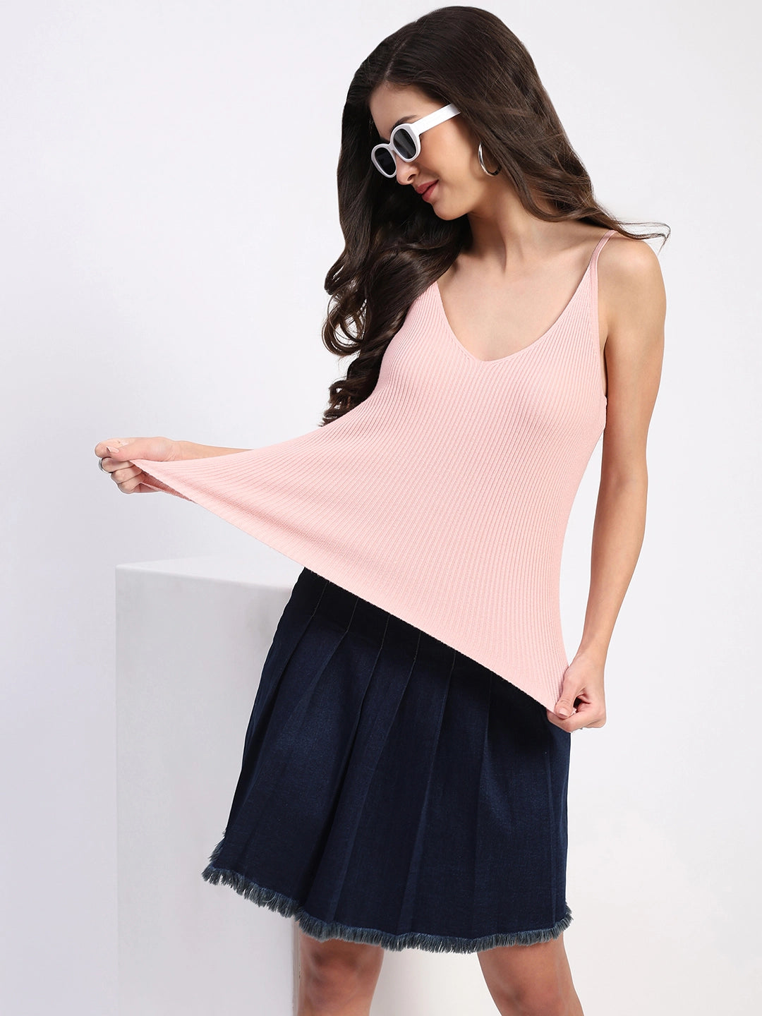 Two Way Neck Camisole Top - Global Republic