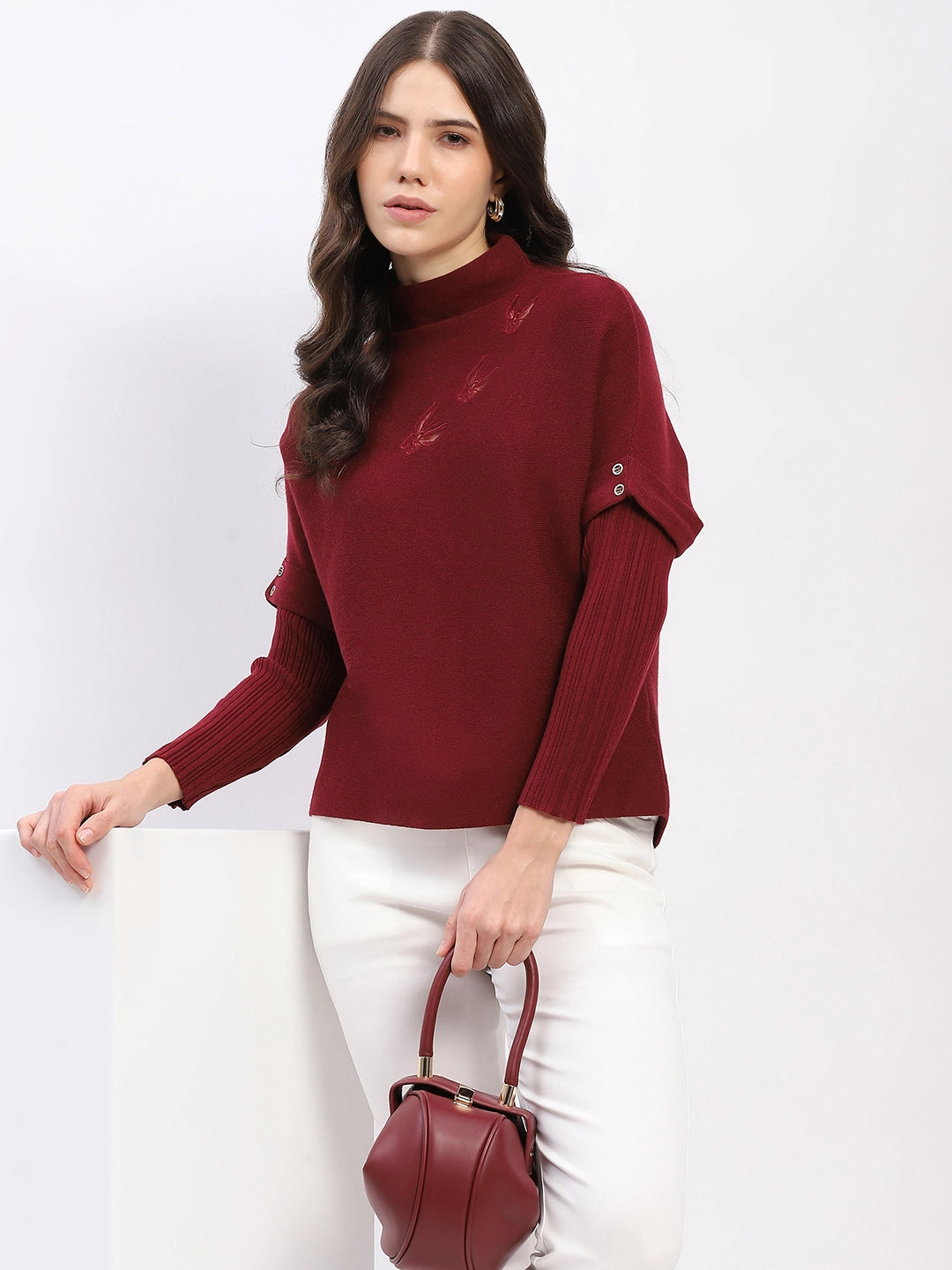 Butterfly Embroidered Pullover - Global Republic