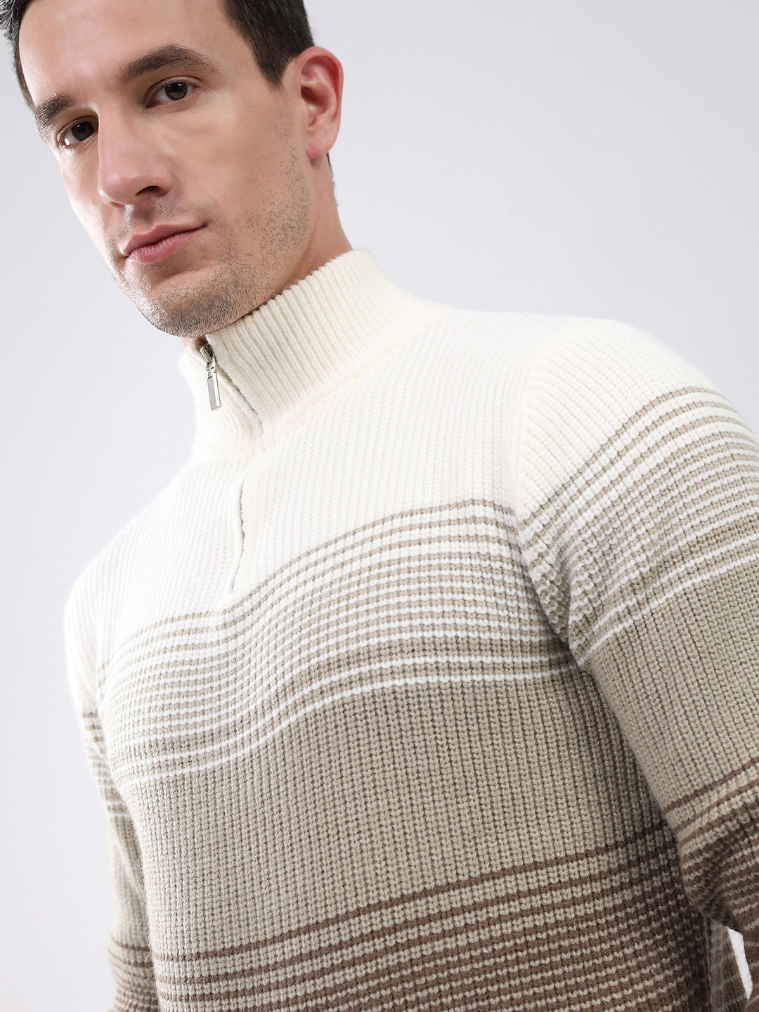 Striped Color-Block Pullover - Global Republic