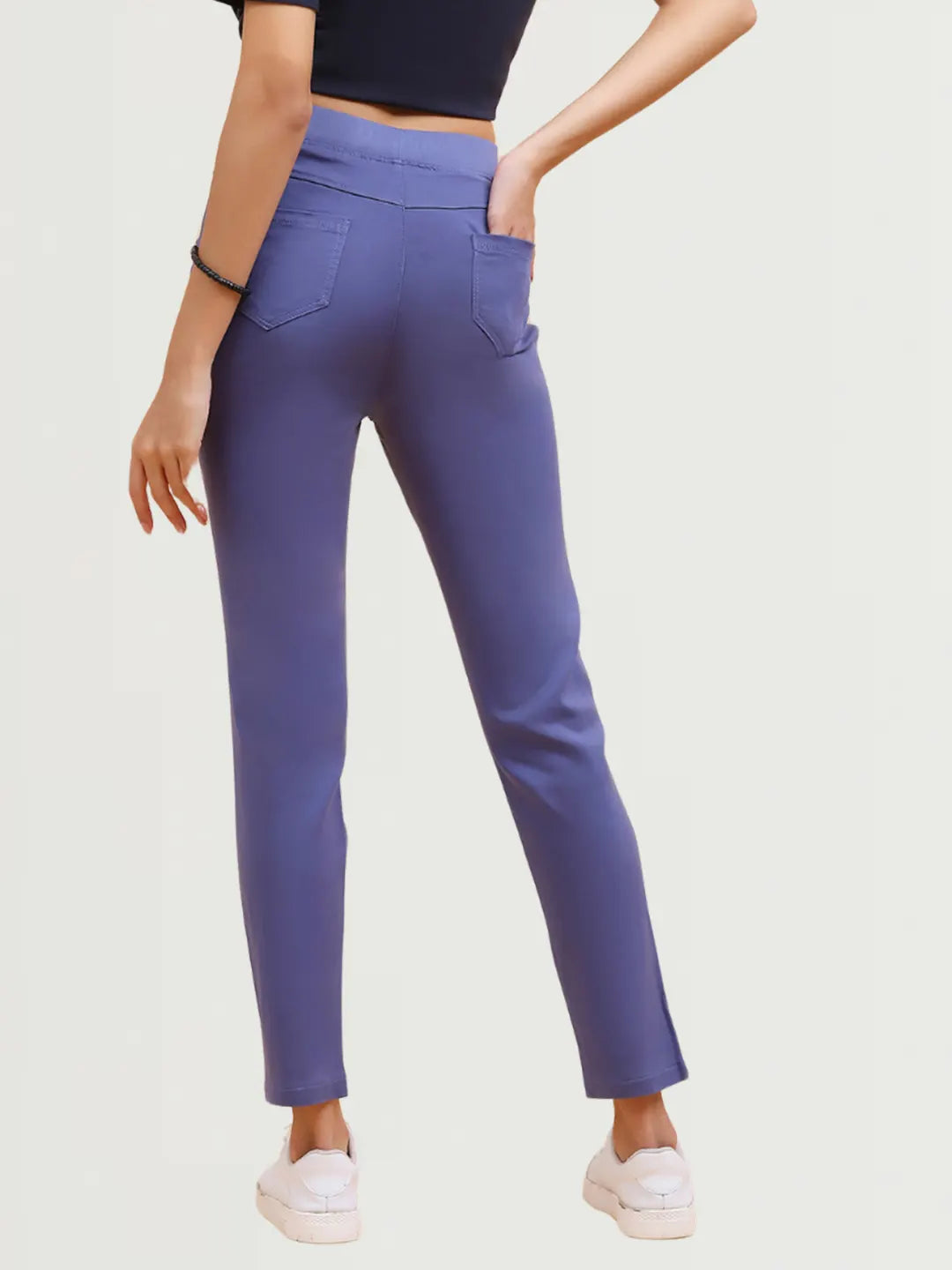 Blue Ultra Stretchable Jeggings - Global Republic