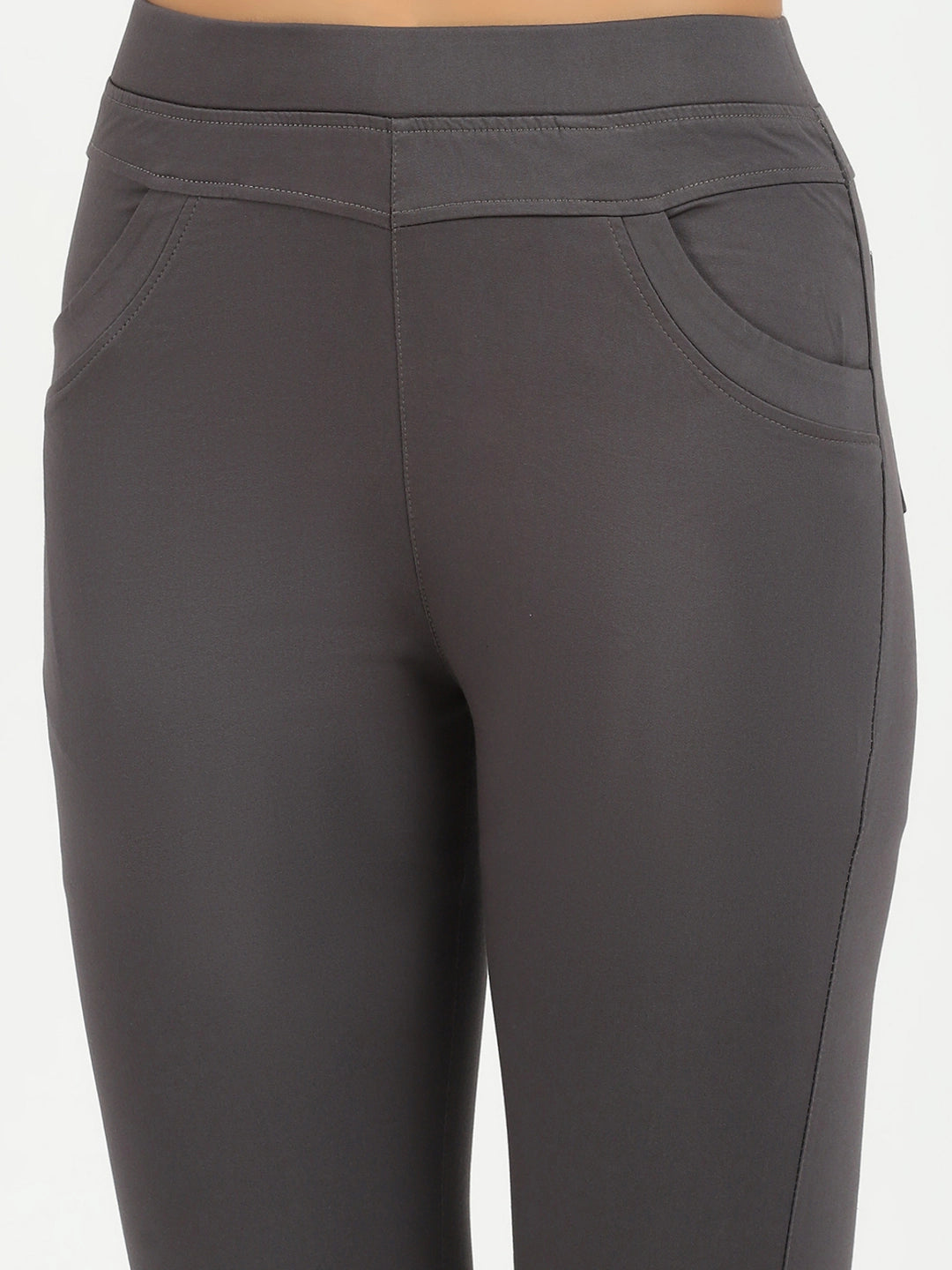 Grey Ultra Stretchable Jegging - Global Republic