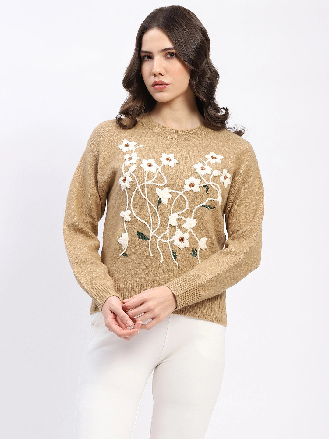 Floral Embroidered Pullover - Global Republic