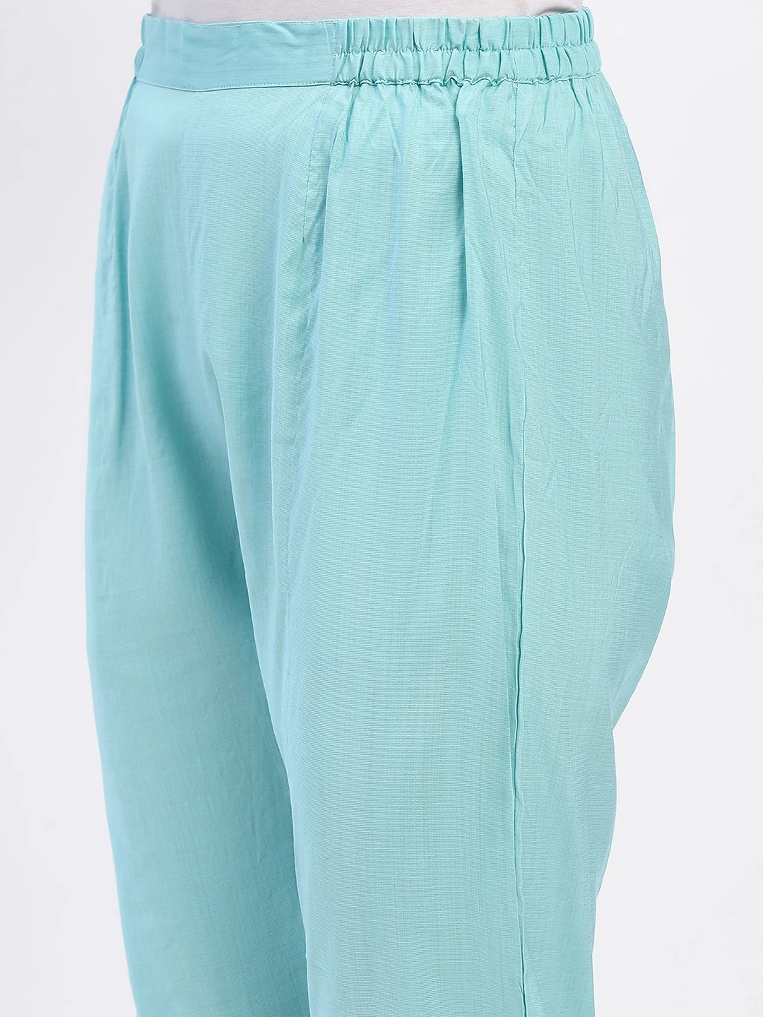 Ethnic Motif Chanderi Kurta Set - Global Republic