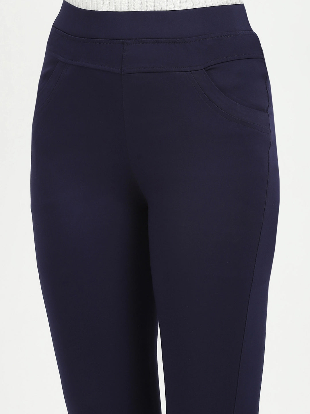 Navy Blue Stretchable Jegging - Global Republic
