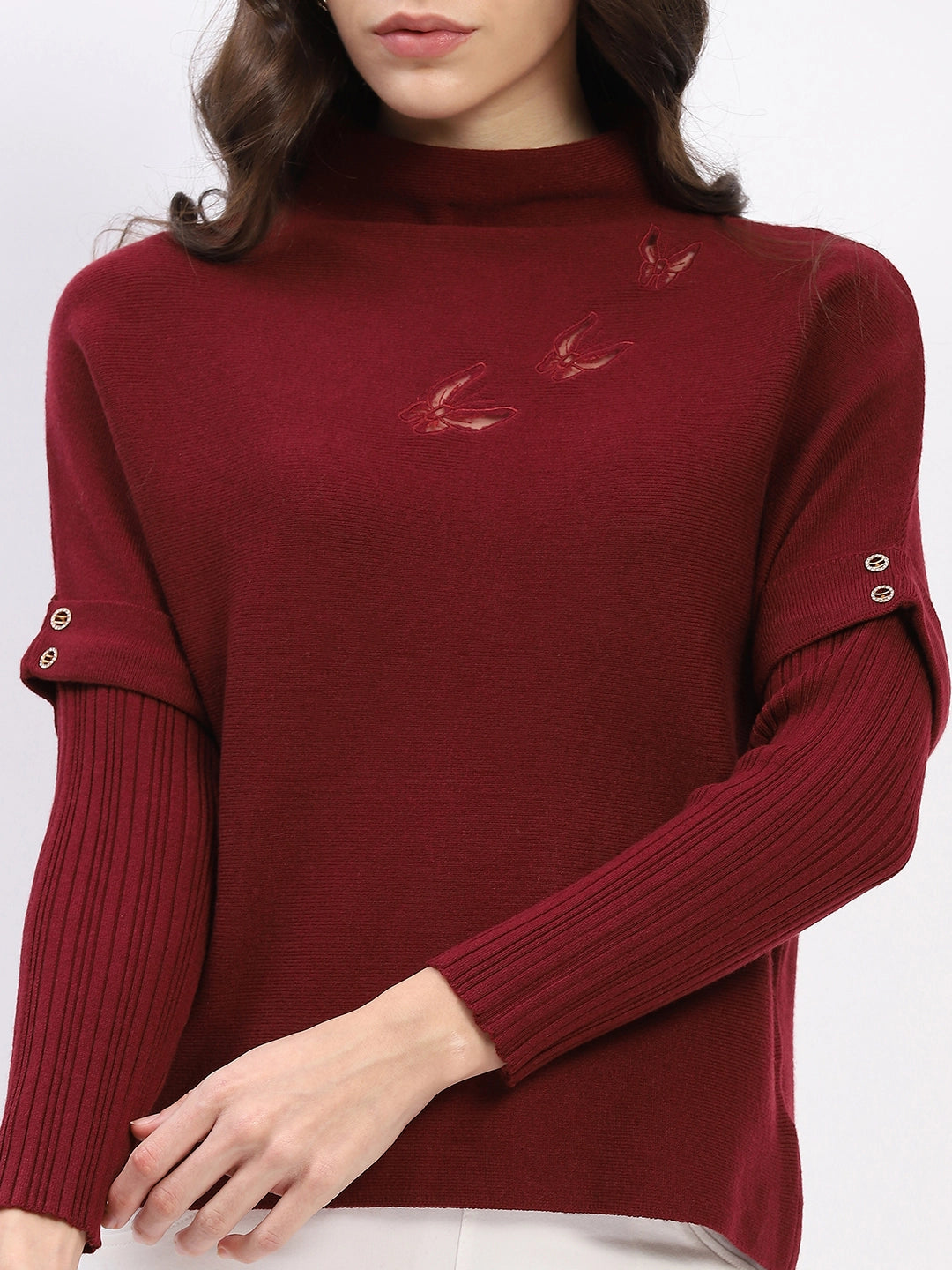 Butterfly Embroidered Pullover - Global Republic