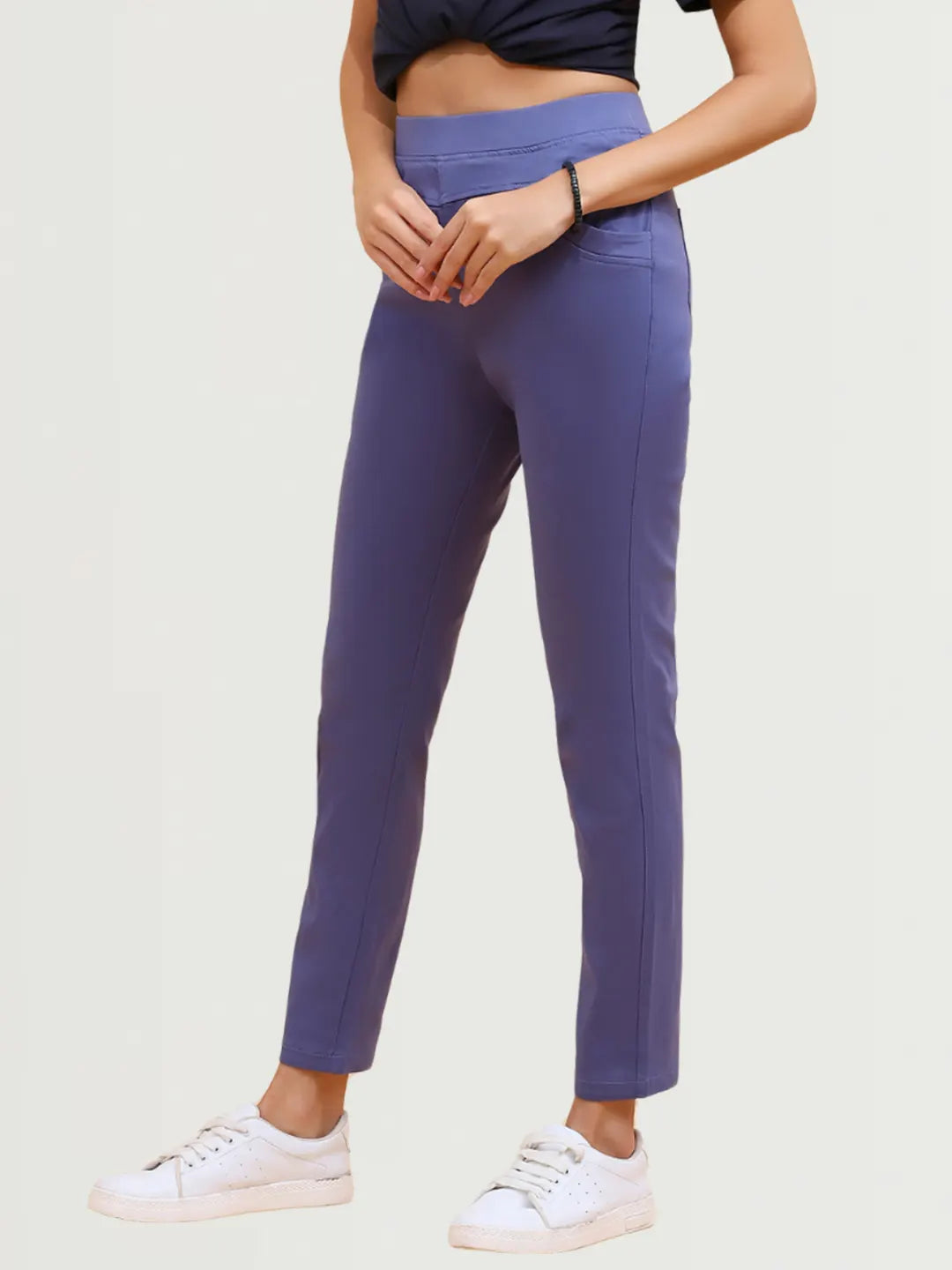 Blue Ultra Stretchable Jeggings - Global Republic