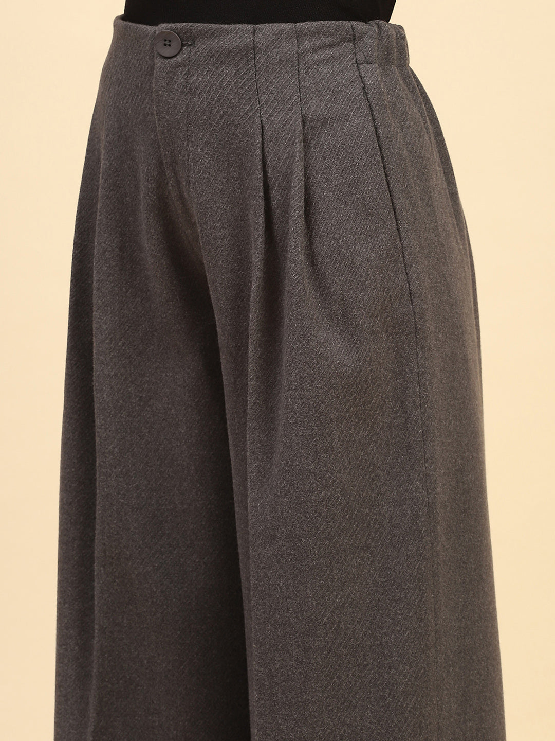 Grey Viscose Loose Winter Set - Global Republic