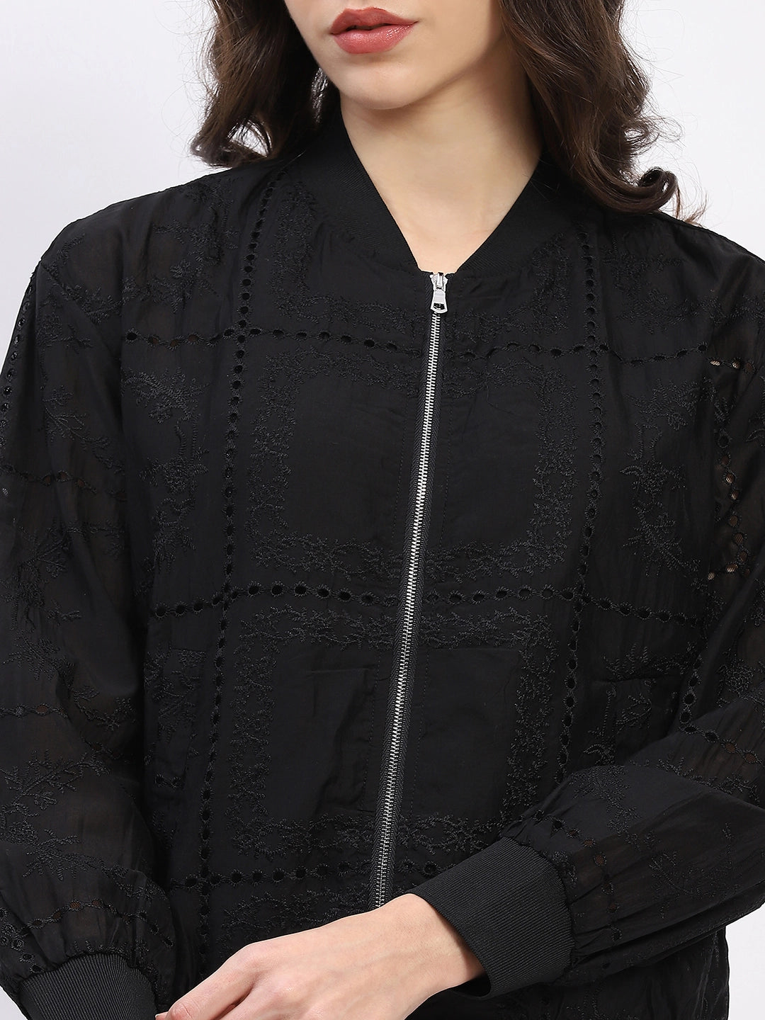 Embroidered Silk-Blend Shacket - Global Republic