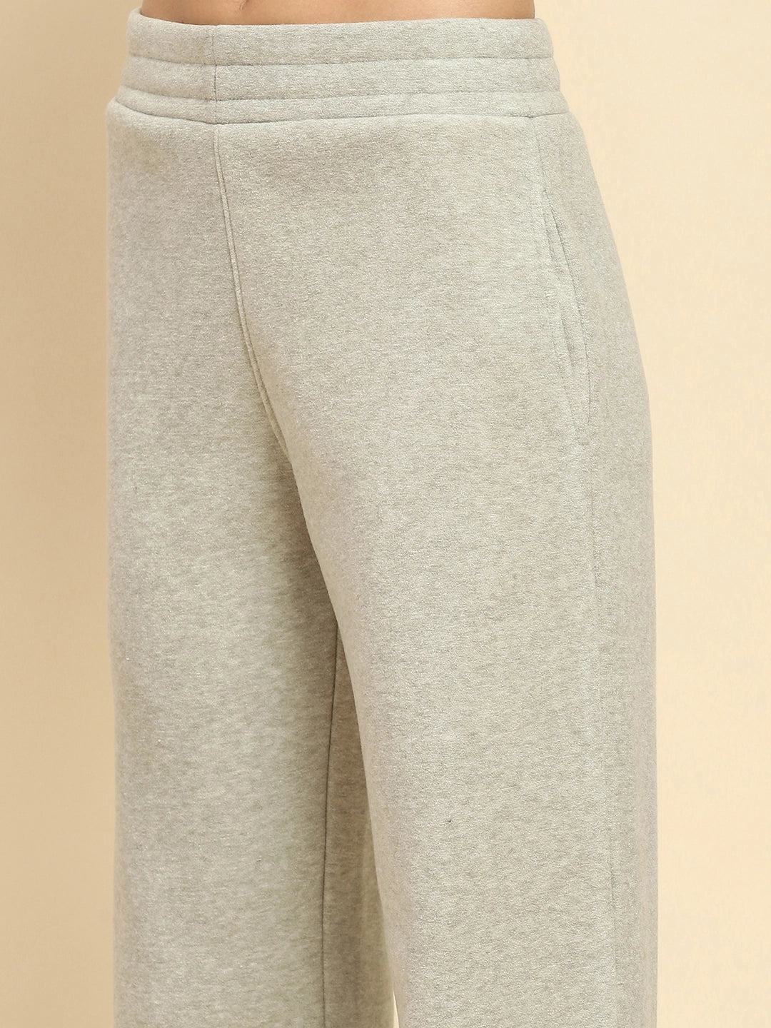 Pista Solid Relaxed Winter Nightsuit - Global Republic