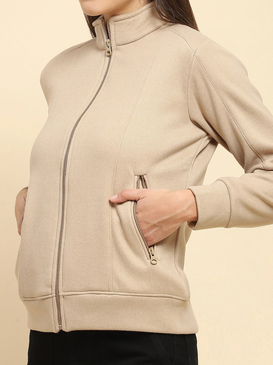 Fawn Solid Sweatshirt - Global Republic