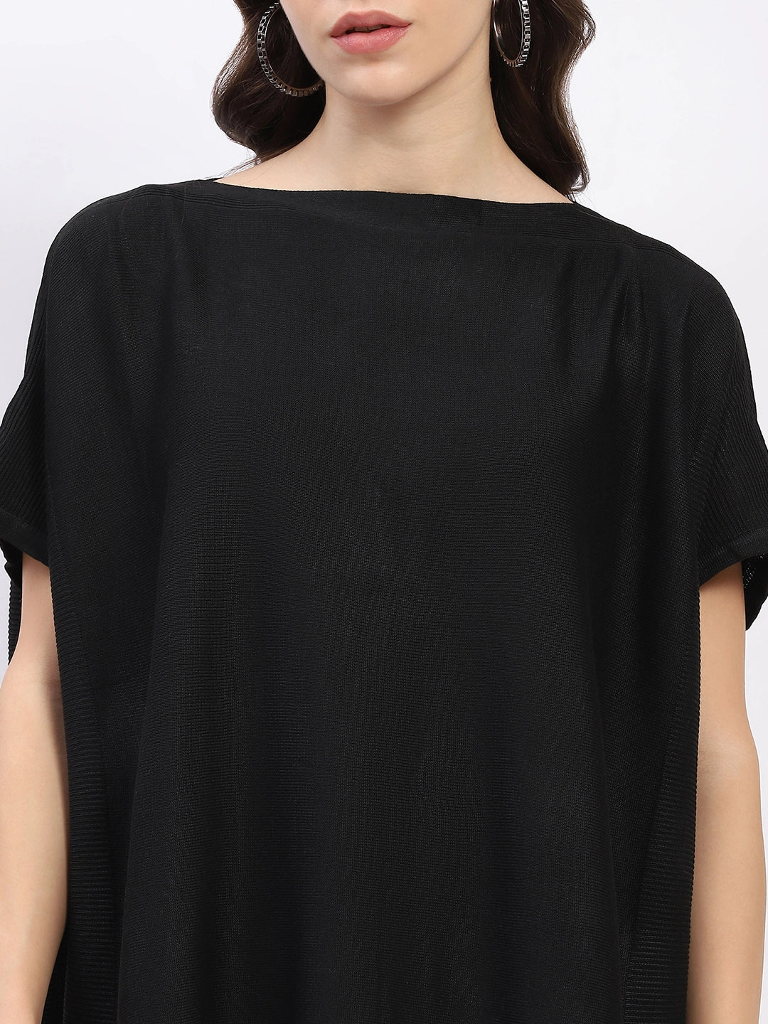 Kaftan-Style Cotton-Blend Top - Global Republic
