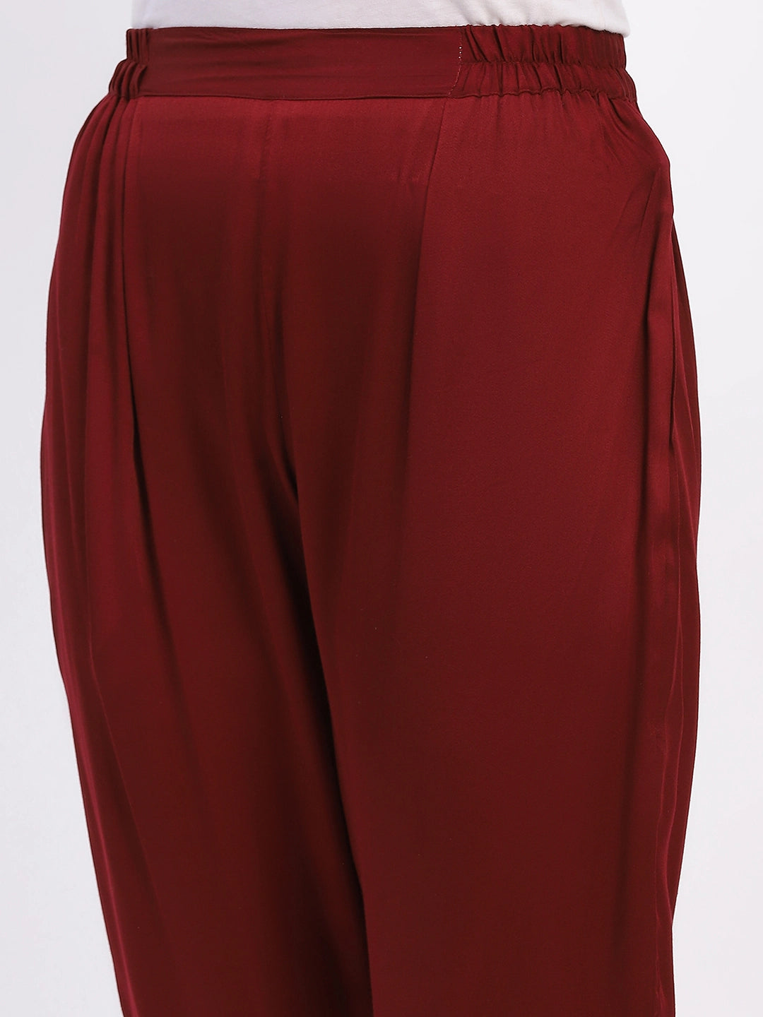 Maroon Modal Kurta Set - Global Republic