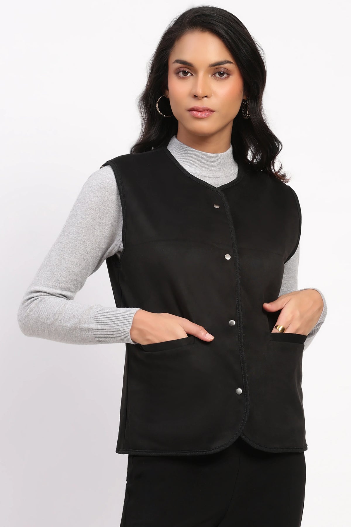Reversible Wool Blend Jacket-Global Republic
