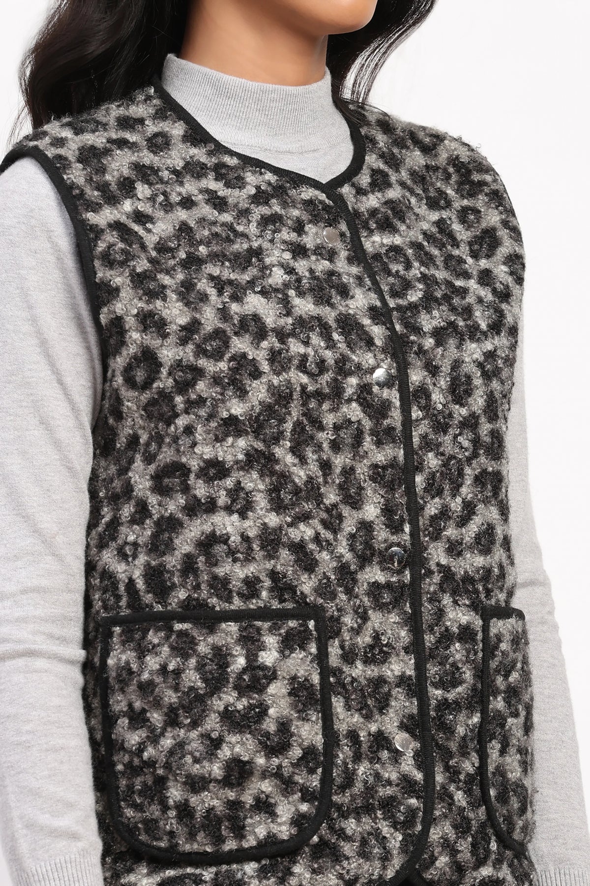 Reversible Wool Blend Jacket-Global Republic