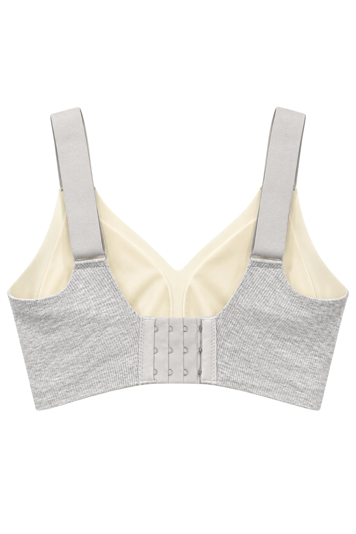 Light Grey Seamless Lightly Padded Bra-Global Republic