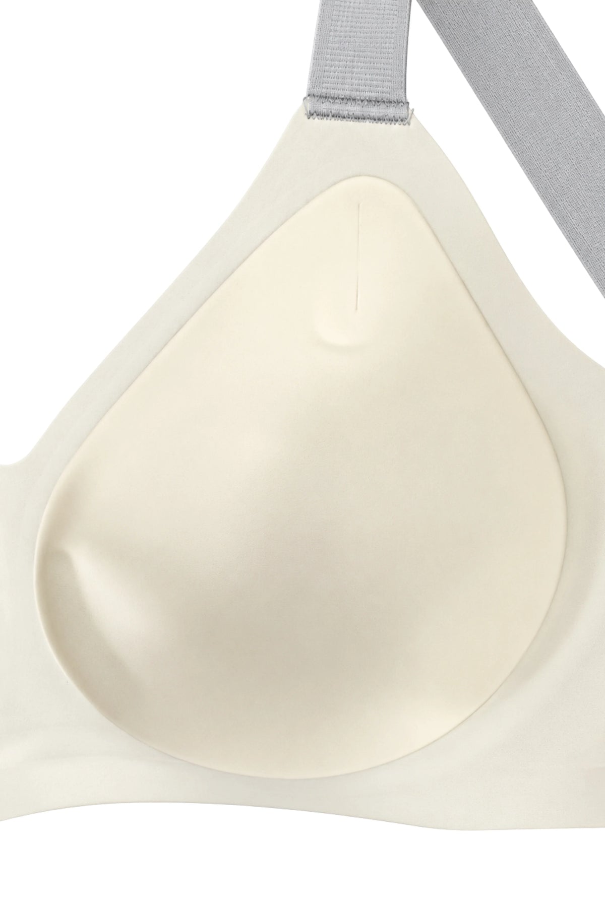 Light Grey Seamless Lightly Padded Bra-Global Republic