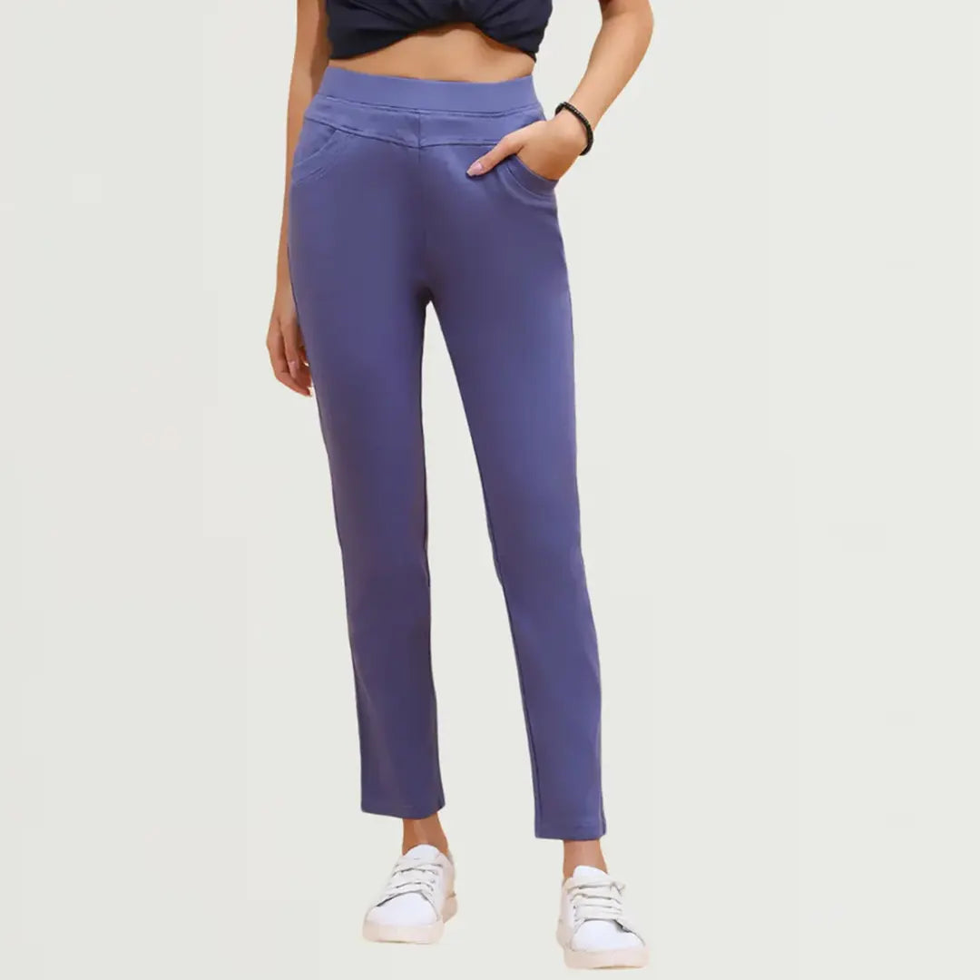 Blue Ultra Stretchable Jeggings - Global Republic