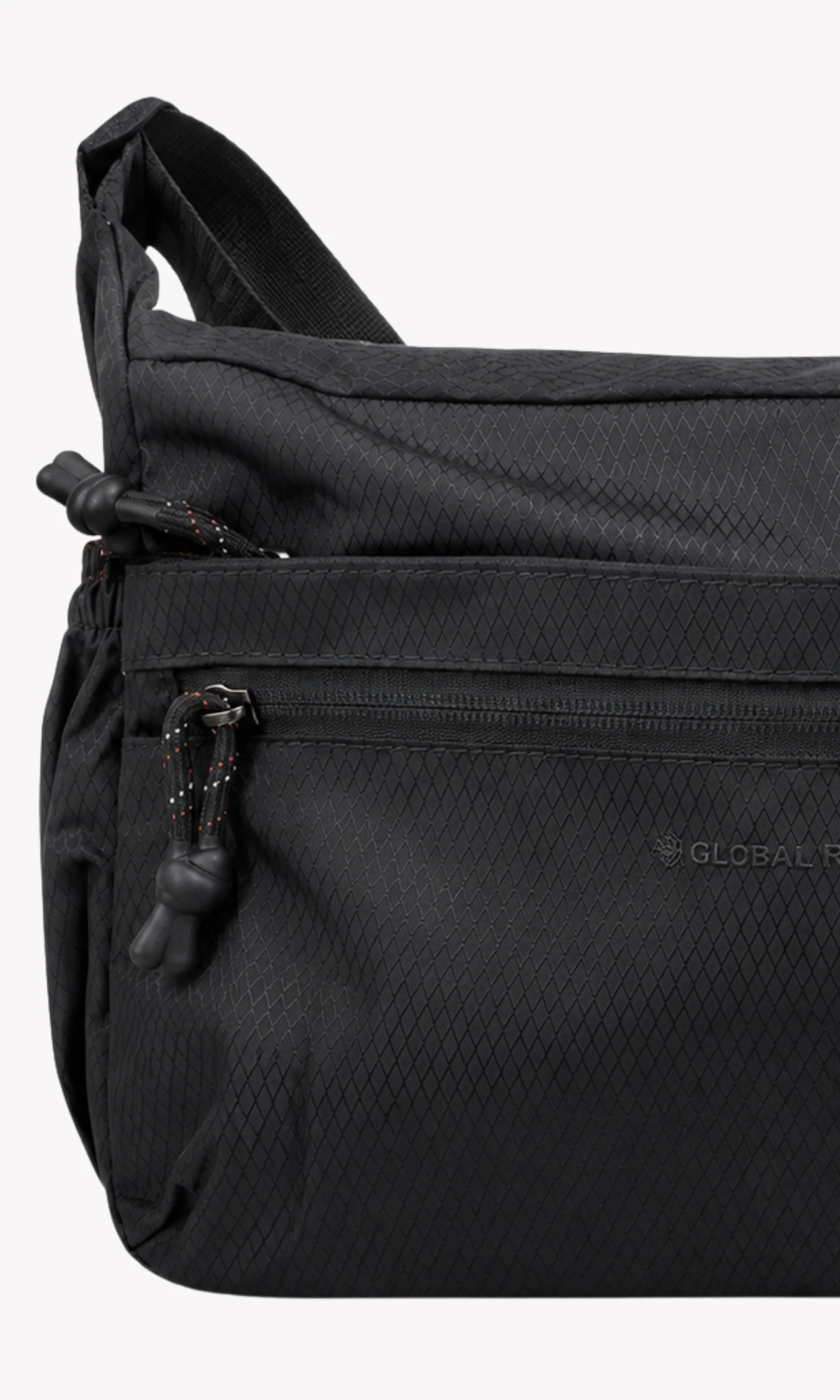 Black Utility Sling Bag-Global Republic