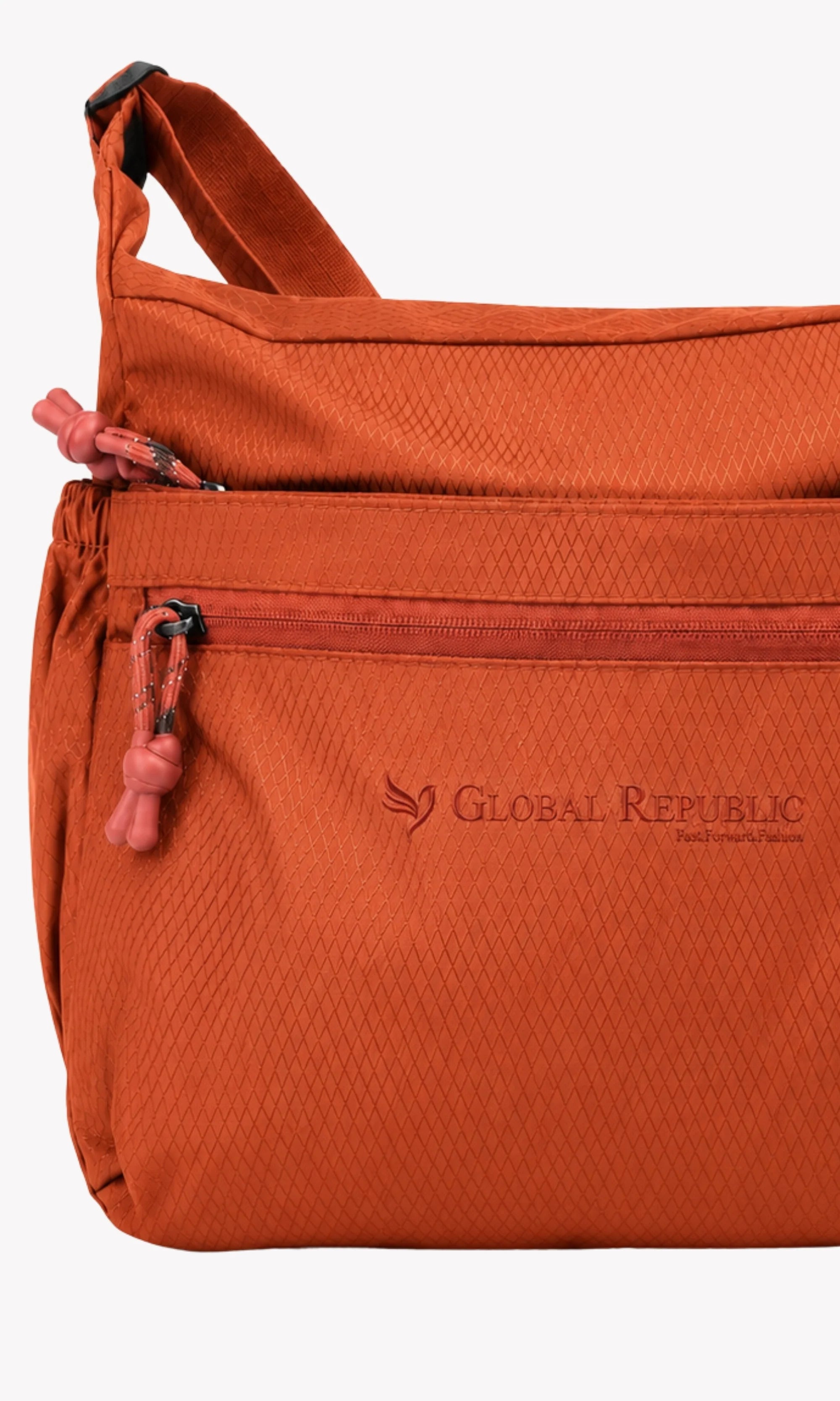 Orange Utility Sling Bag-Global Republic