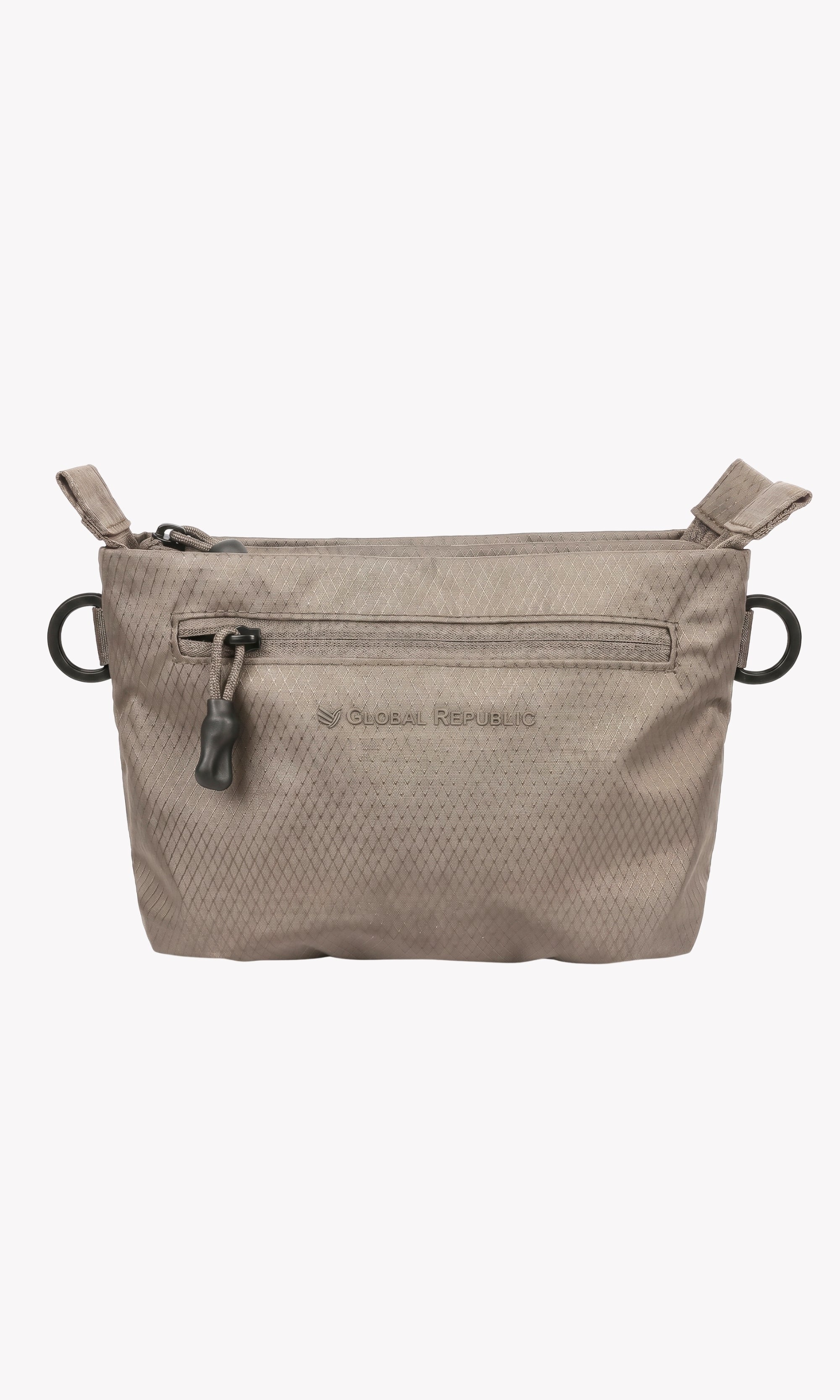 Grey Utility Kit Pouch Sling Bag-Global Republic