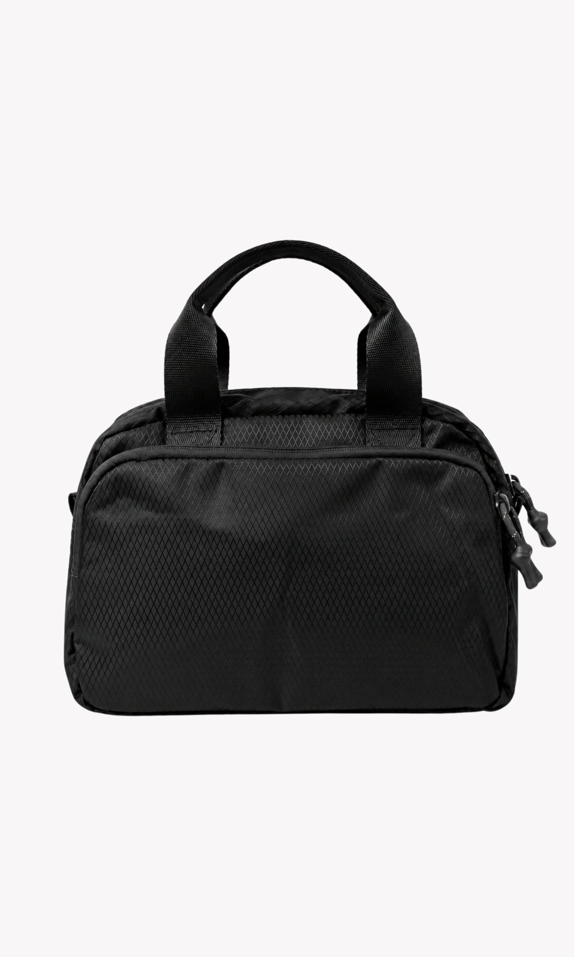 Black Quilted Utility Sling Bag-Global Republic