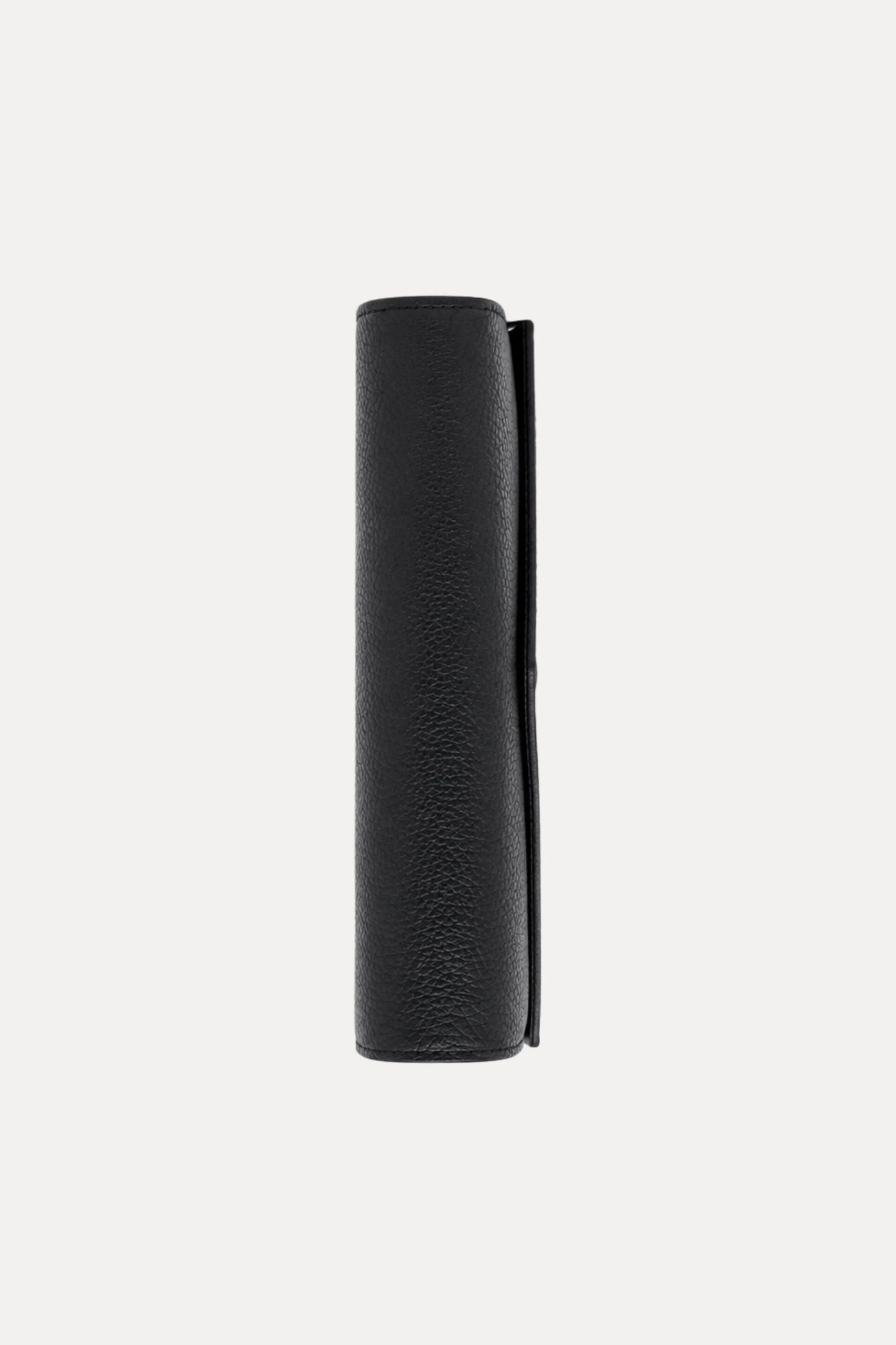 Black Leather Wallet-Global Republic