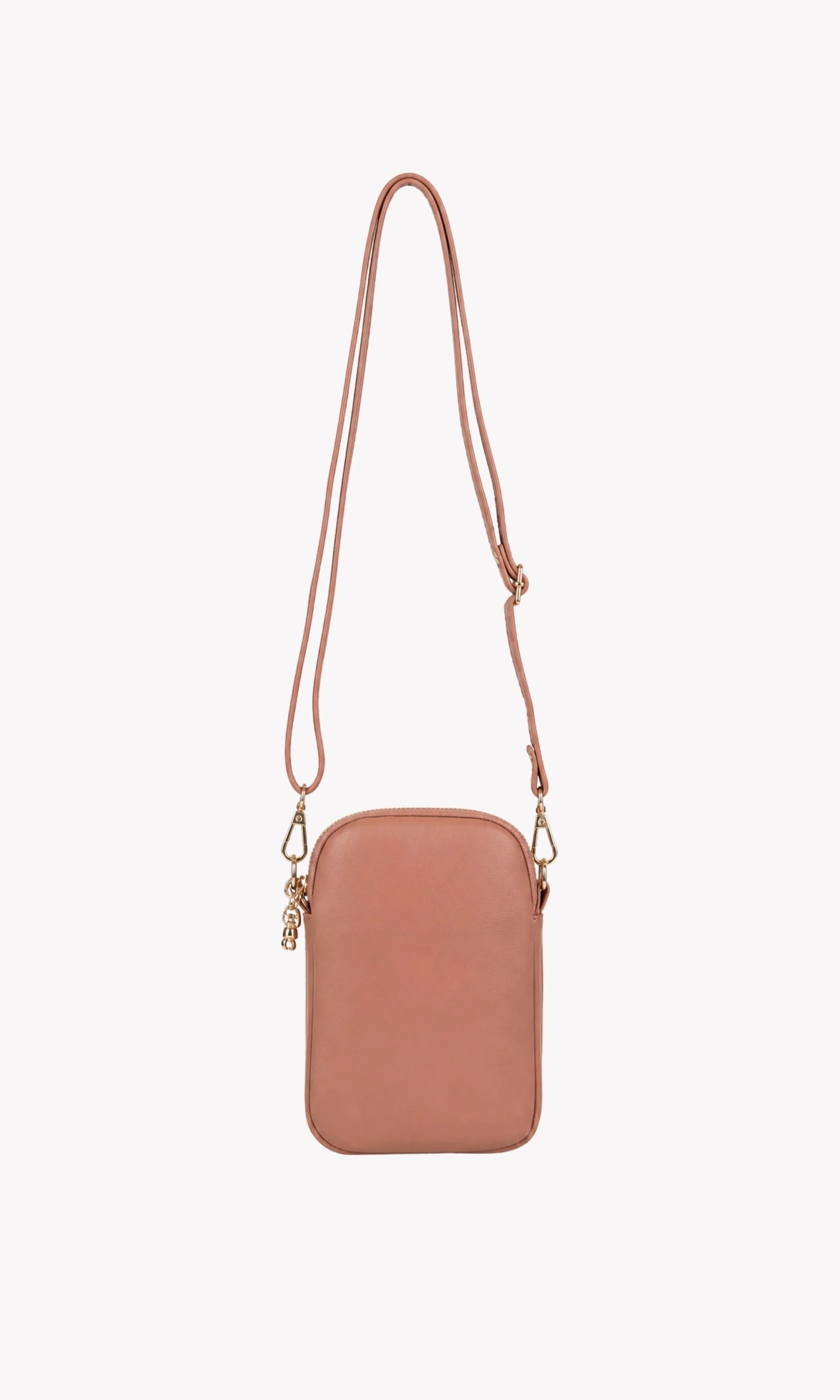 Beige & Pink Mobile Sling Bag-Global Republic