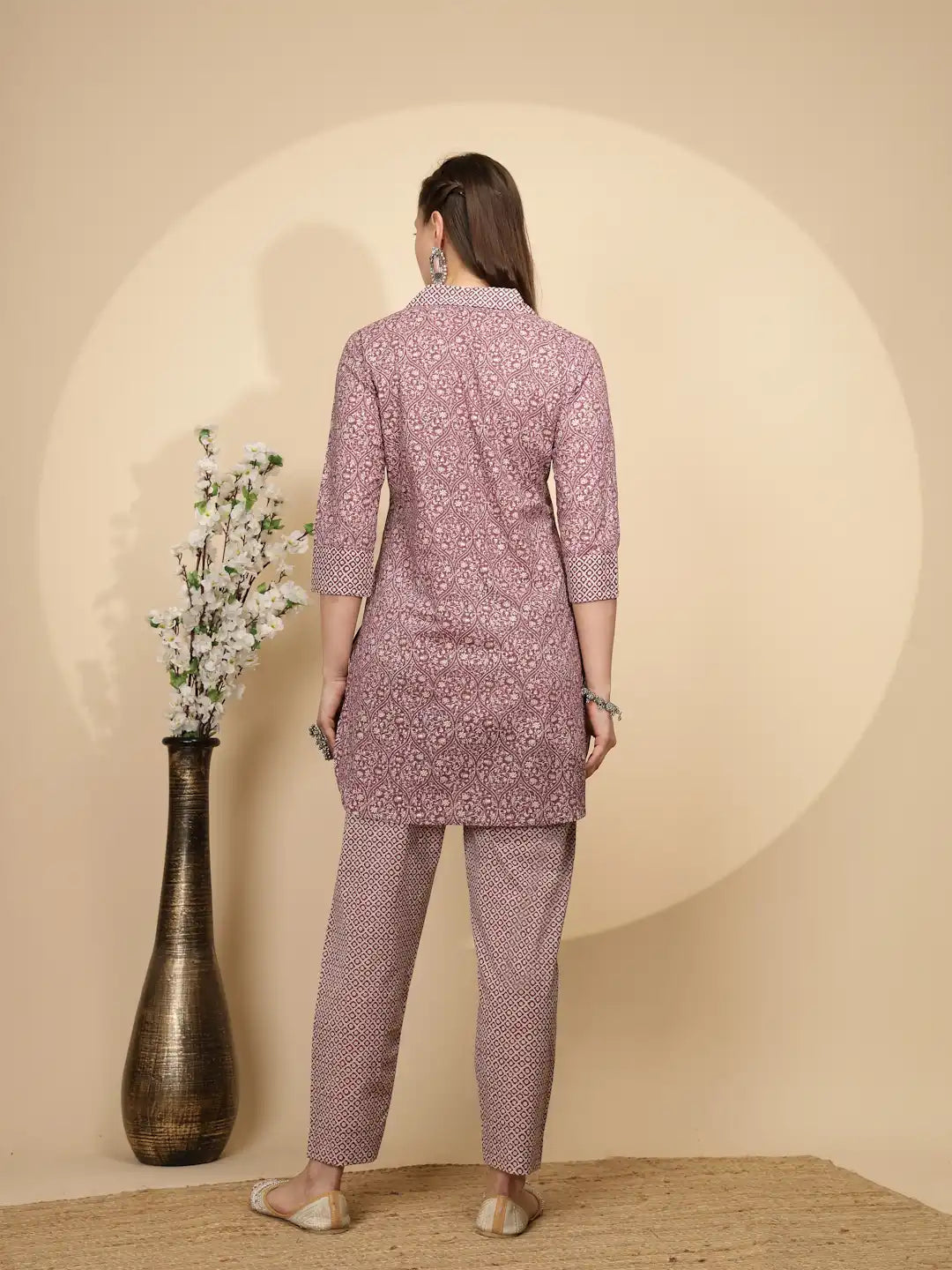 Move Cotton Regular Fit Tunic Set For Women - Global Republic