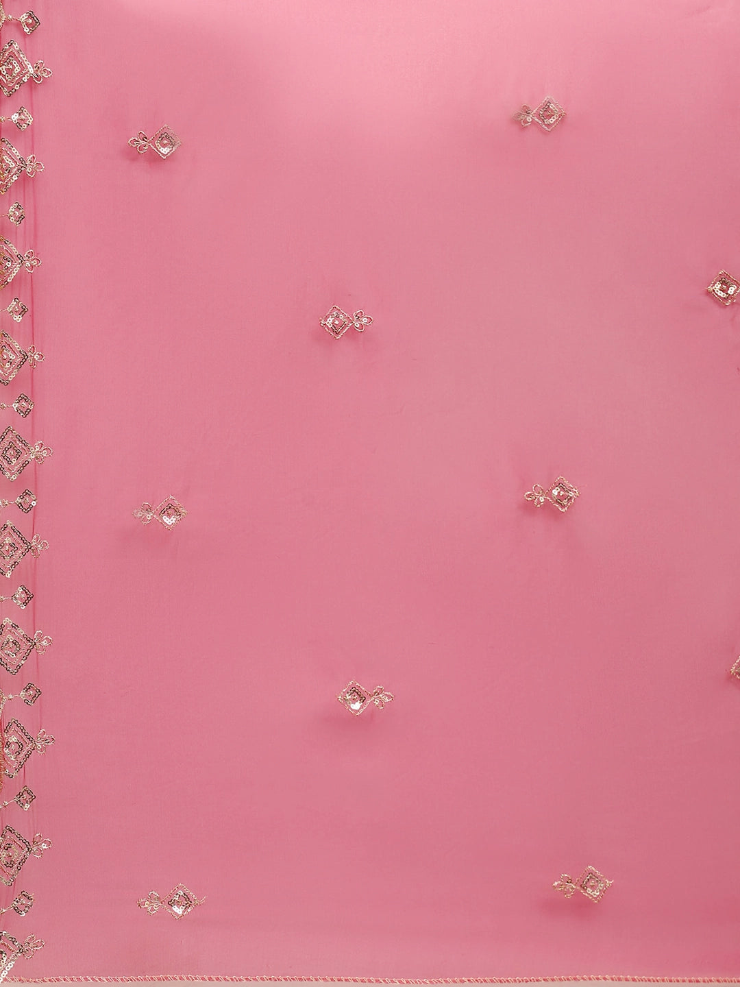 Pink Muslin Embroidered Suit Set - Global Republic