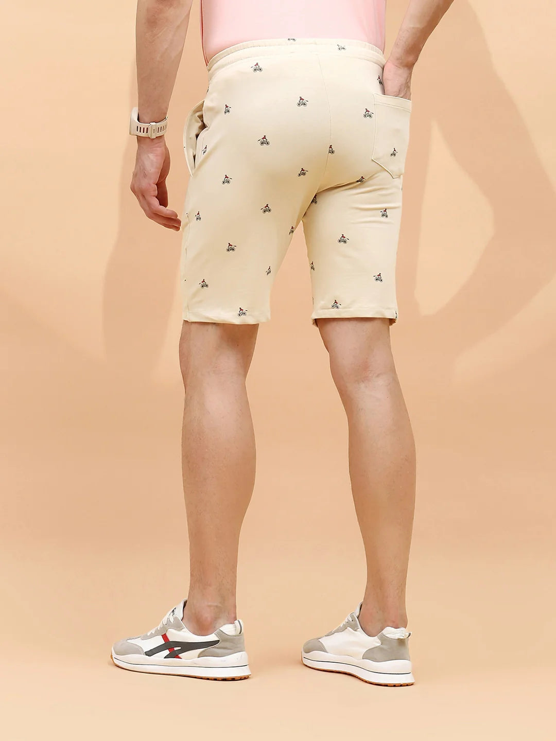 Skin Cotton Regular Fit Shorts For Men - Global Republic