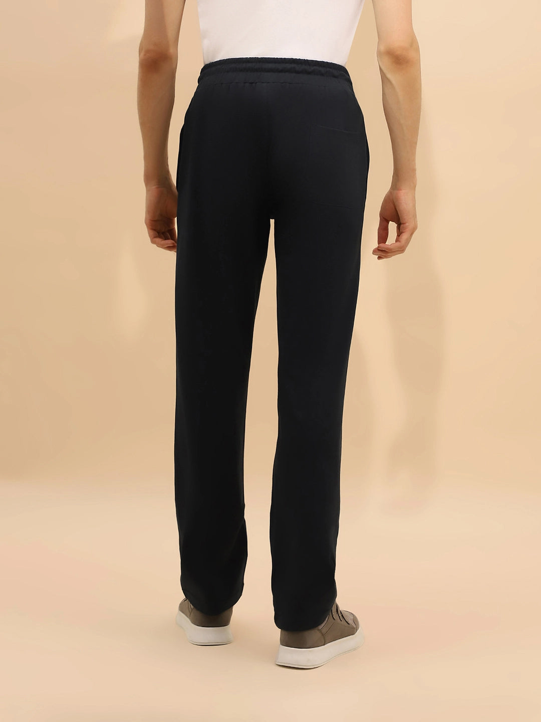 Blue Regular Fit Cotton Blend Lower - Global Republic