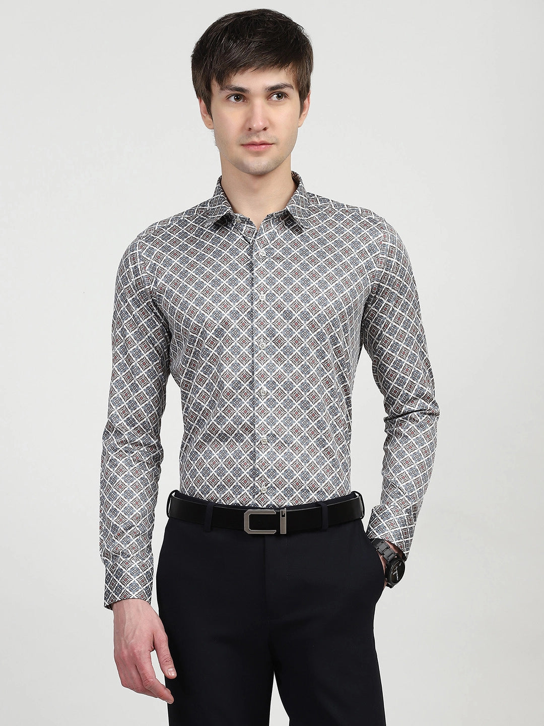Printed Cotton Shirt - Global Republic