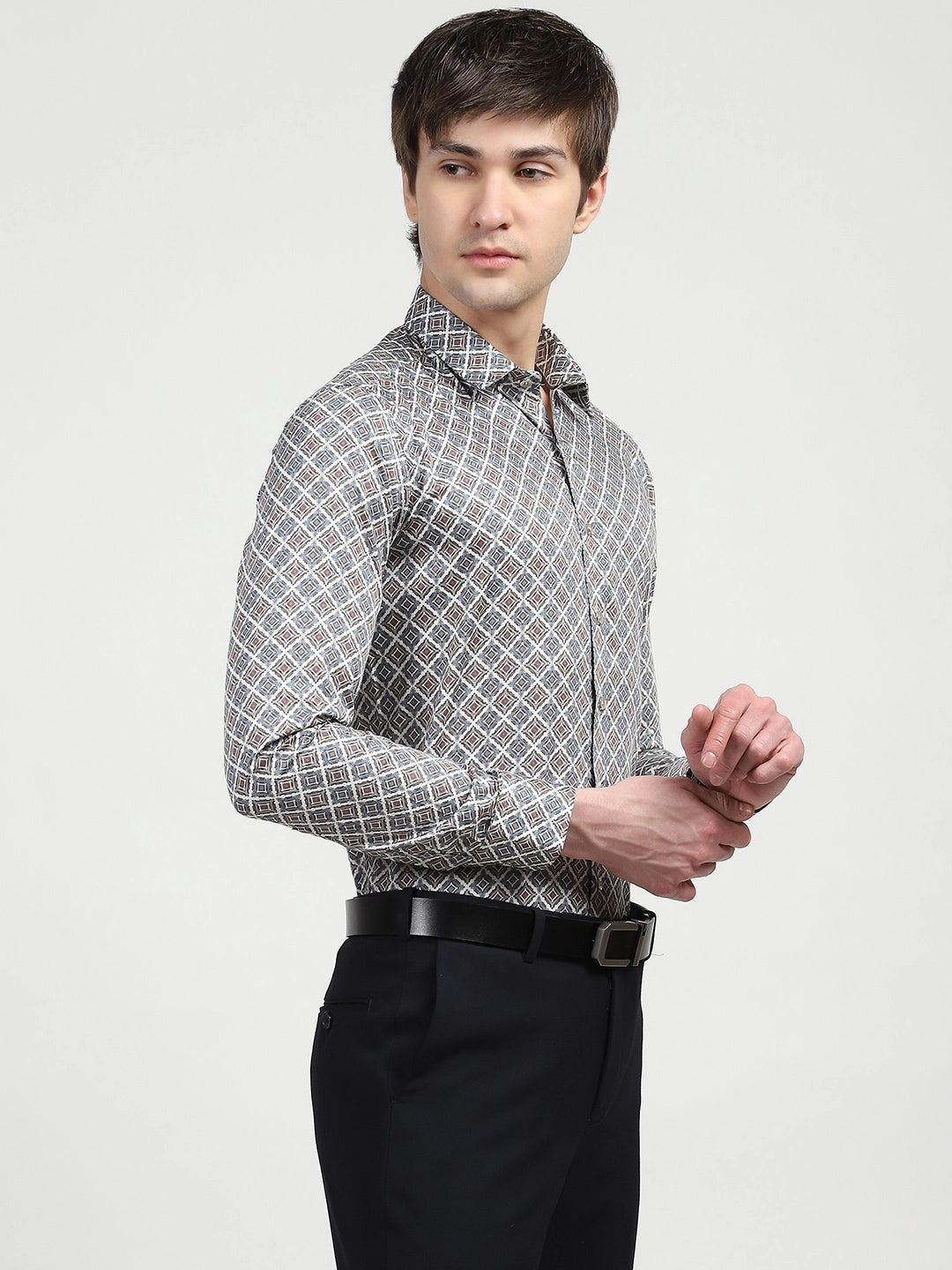 Printed Cotton Shirt - Global Republic
