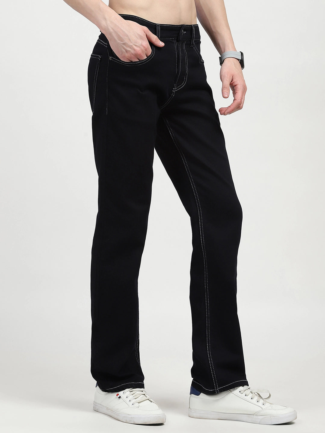 Carbon Blue Cotton Jeans - Global Republic