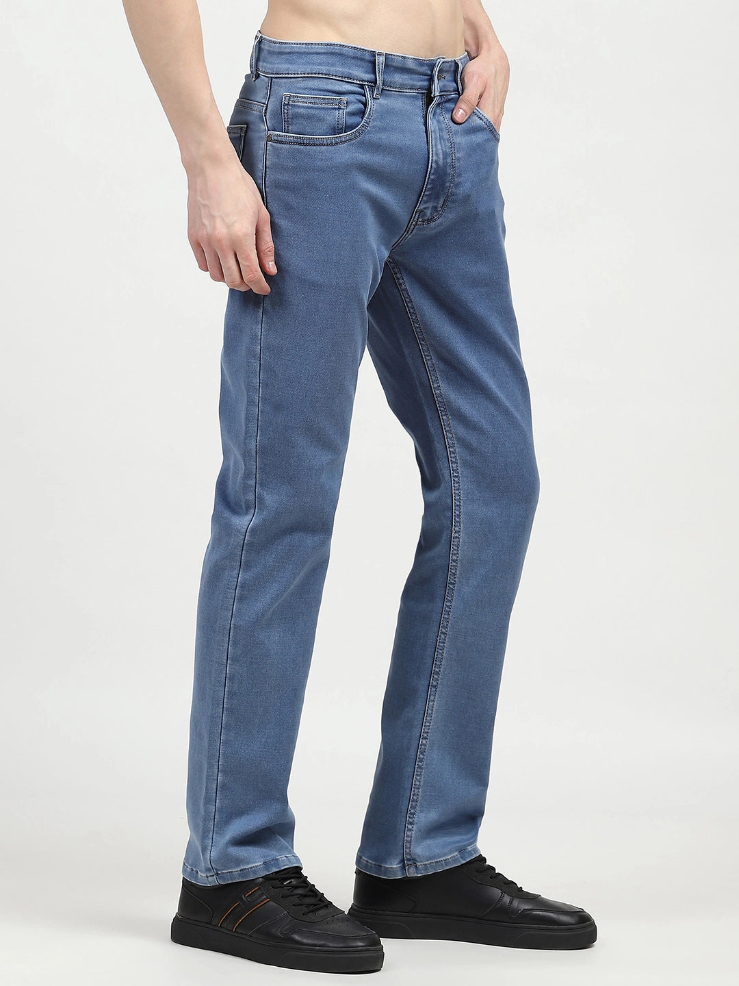 Blue Regular Fit Jeans - Global Republic