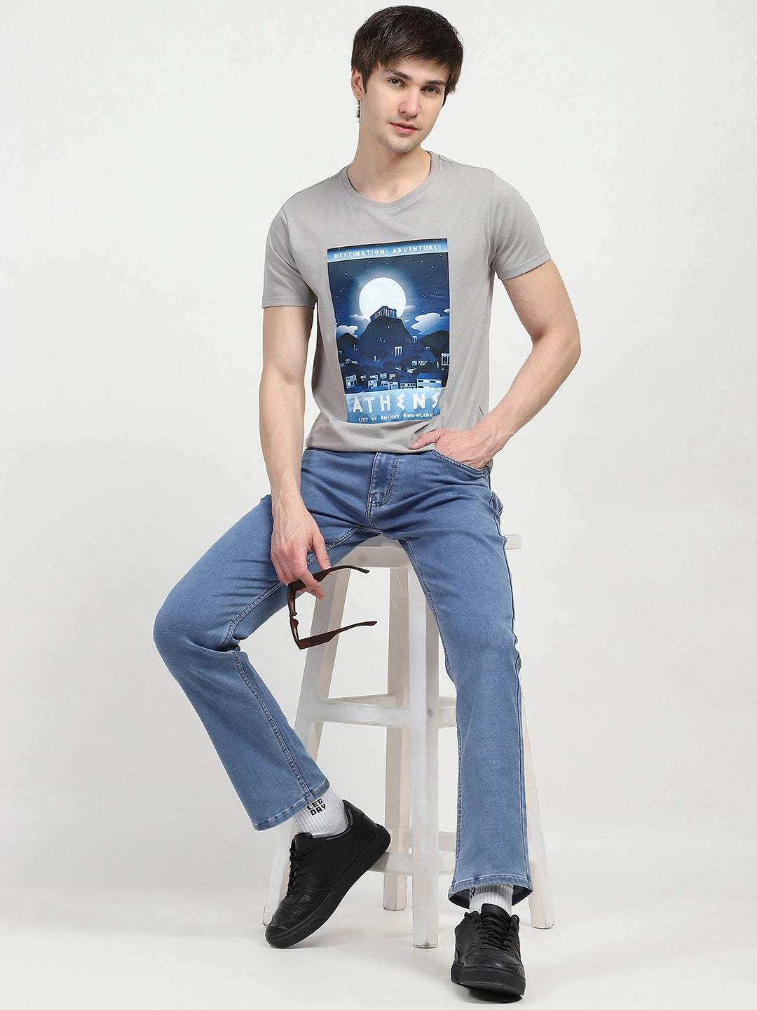 Blue Regular Fit Jeans - Global Republic