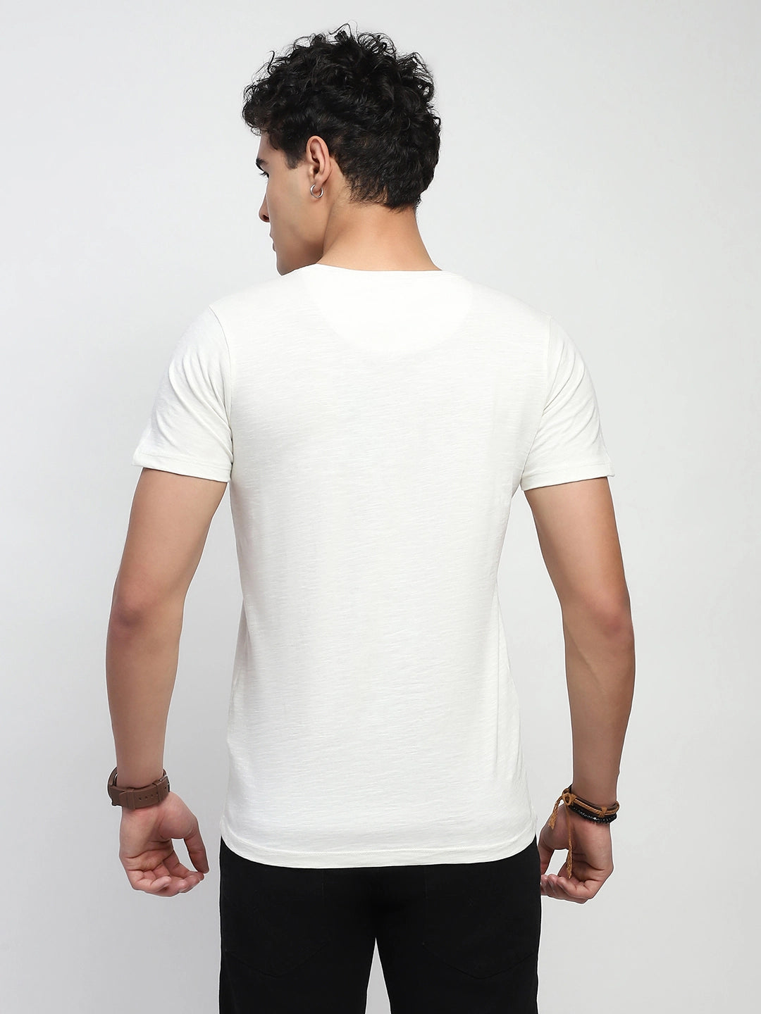 Off-White Graphic Cotton T-Shirt - Global Republic