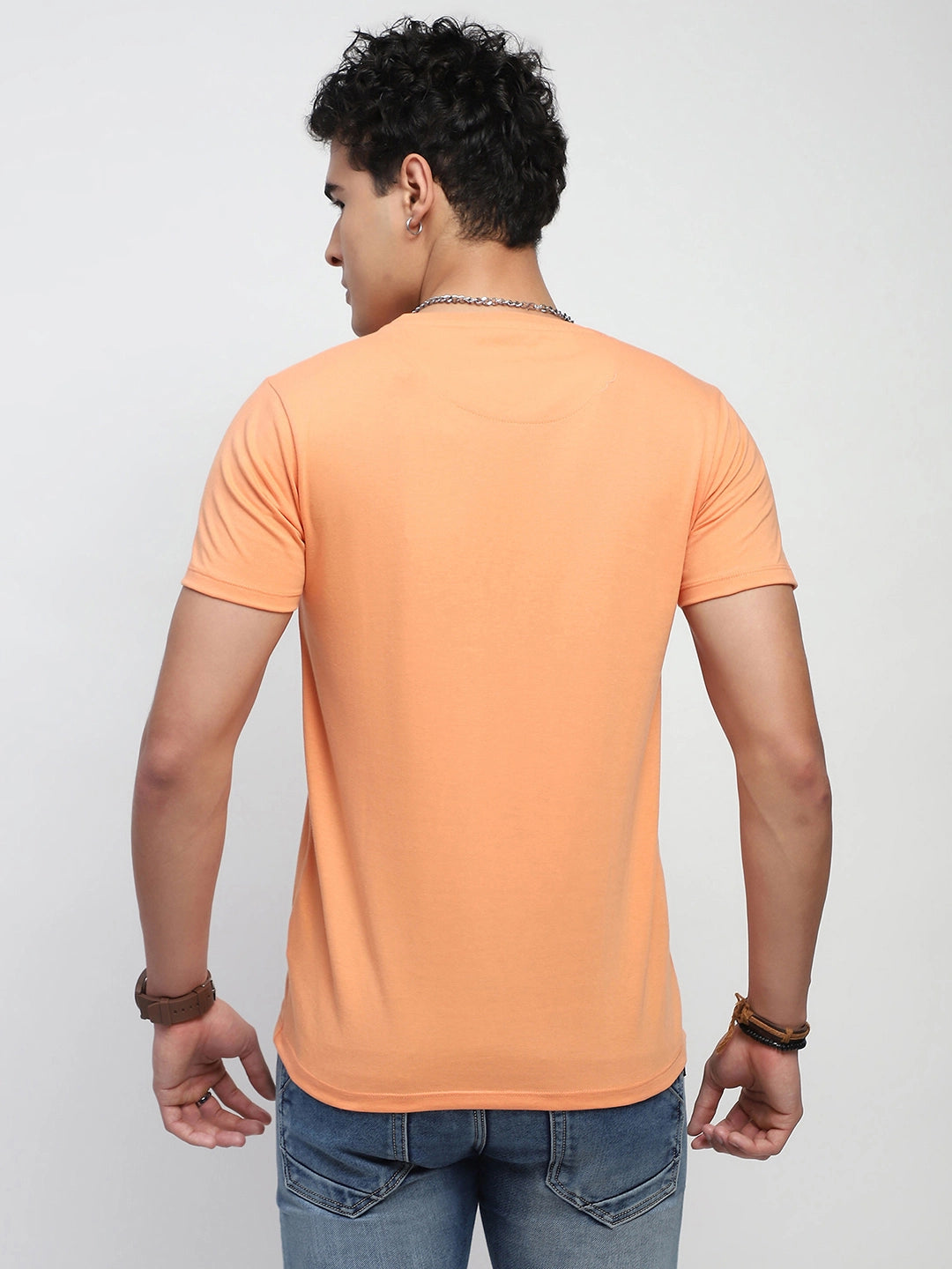 Graphic Cotton Round Neck T-Shirt - Global Republic